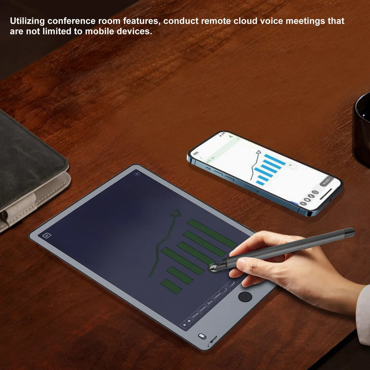 Tavoletta da Scrittura Smart Pen con Riconoscimento AI per Scrittura Rapida, per Riunioni di Lavoro, Materiale in Lega di Alluminio
