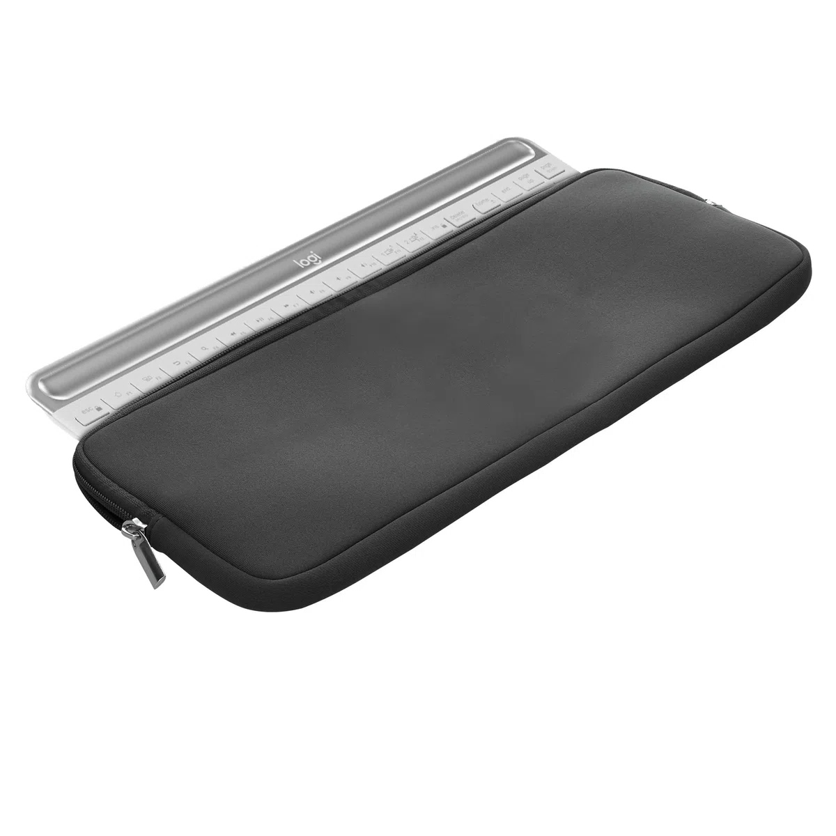 kwmobile Custodia Tastiera Wireless Compatibile con Logitech MK470 - Porta Tastiera PC Portatile - Copri Tastiera Computer grigio