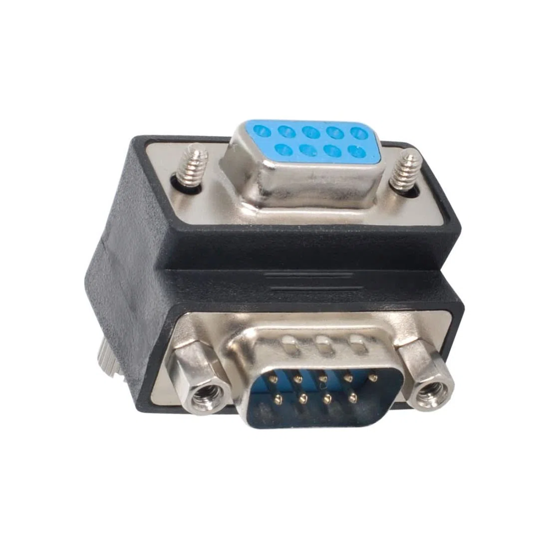 chenyang D-SUB rs232 9pin maschio in basso 90 gradi con adattatore di estensione femminile