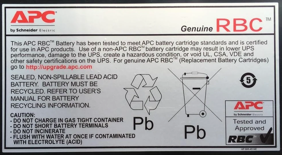 APC APCRBC116
