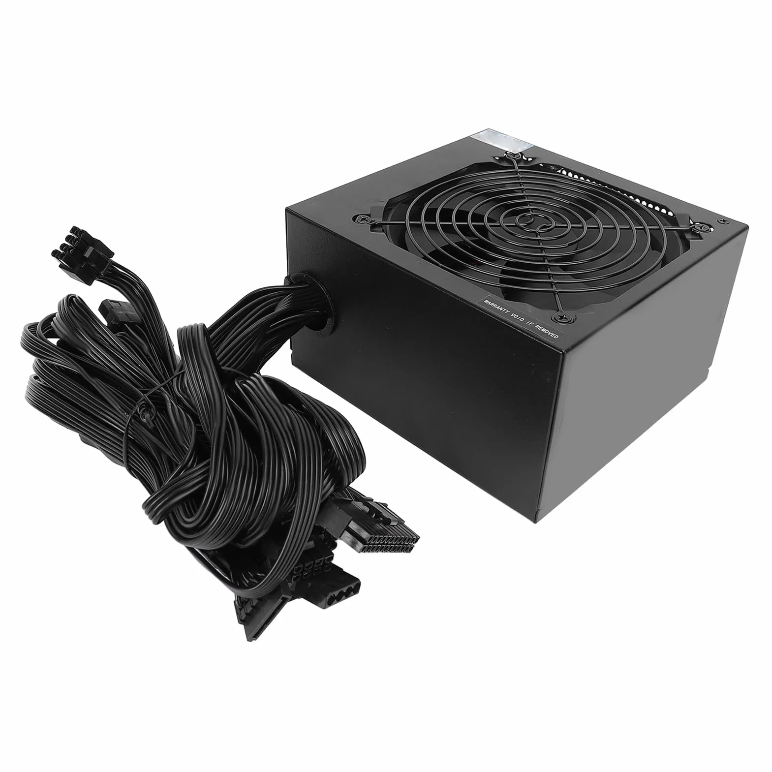 AMONIDA Alimentatore ATX da 700 W Ad Alte Prestazioni con Ventola di Raffreddamento per Sistemi Informatici, Tensione Stabile, Molteplici Funzioni di Protezione