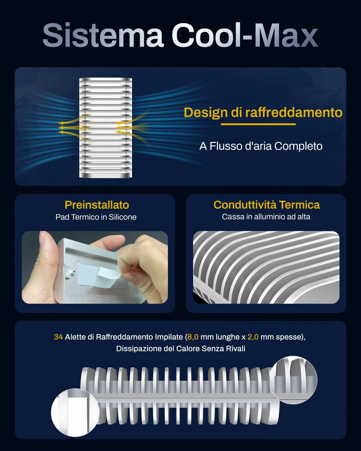 TERRAMASTER D1 SSD Plus 40Gbps M.2 NVMe SSD Enclosure - Alluminio M.2 Enclosure USB Type-C, Compatibile con USB 4/3.2/3.1/3.0/2.0, Thunderbolt 5/4/3, App Mobile per il Backup dei Dati (Diskless)
