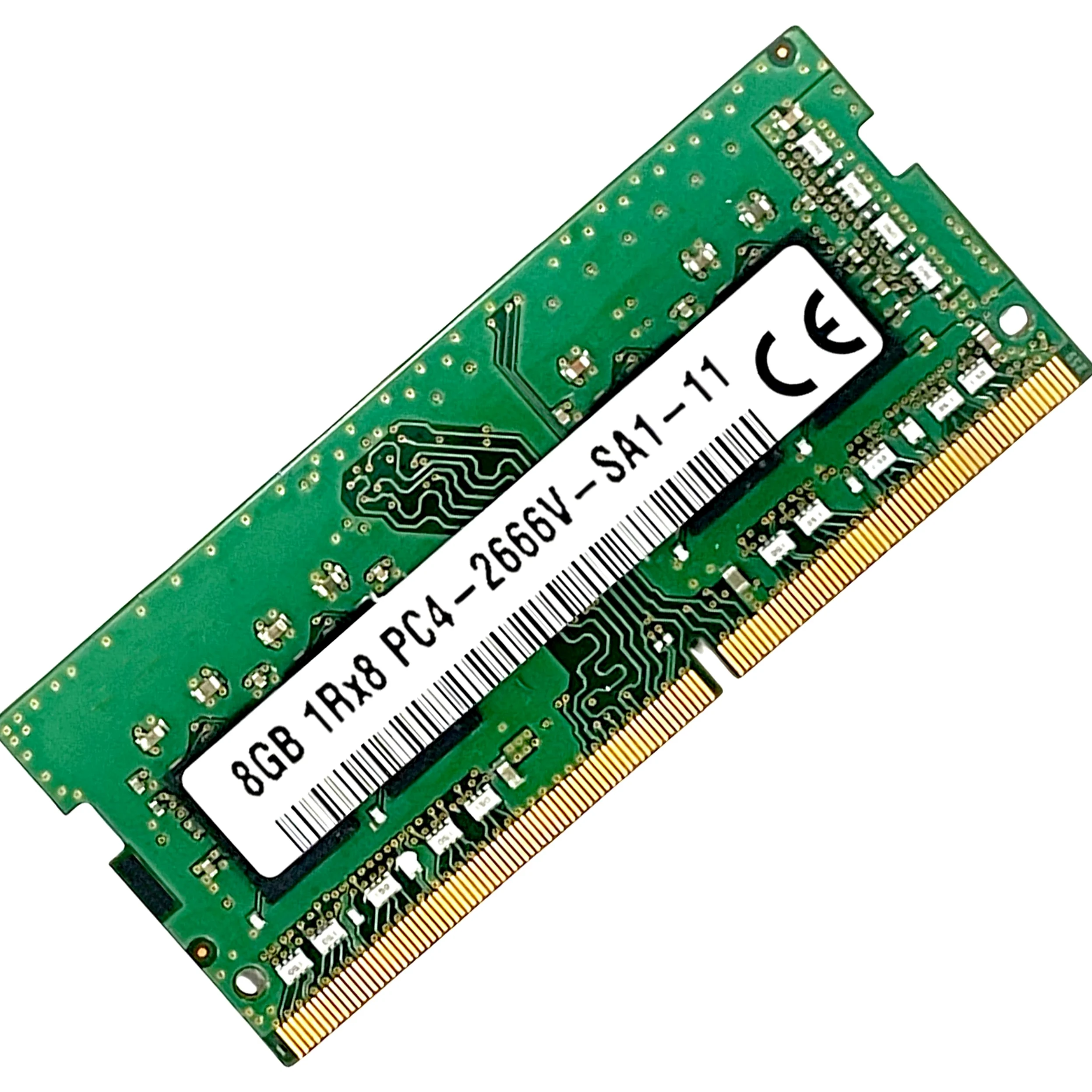 Memoria RAM 8 GB DDR4 2666 MHz PC4-2666 V Non-ECC Unbuffered 1.2 V 1Rx16 Single Rank 260 Pin Modulo SODIMM per Computer Laptop Notebook PC ad alte prestazioni 51CH0166_2666V