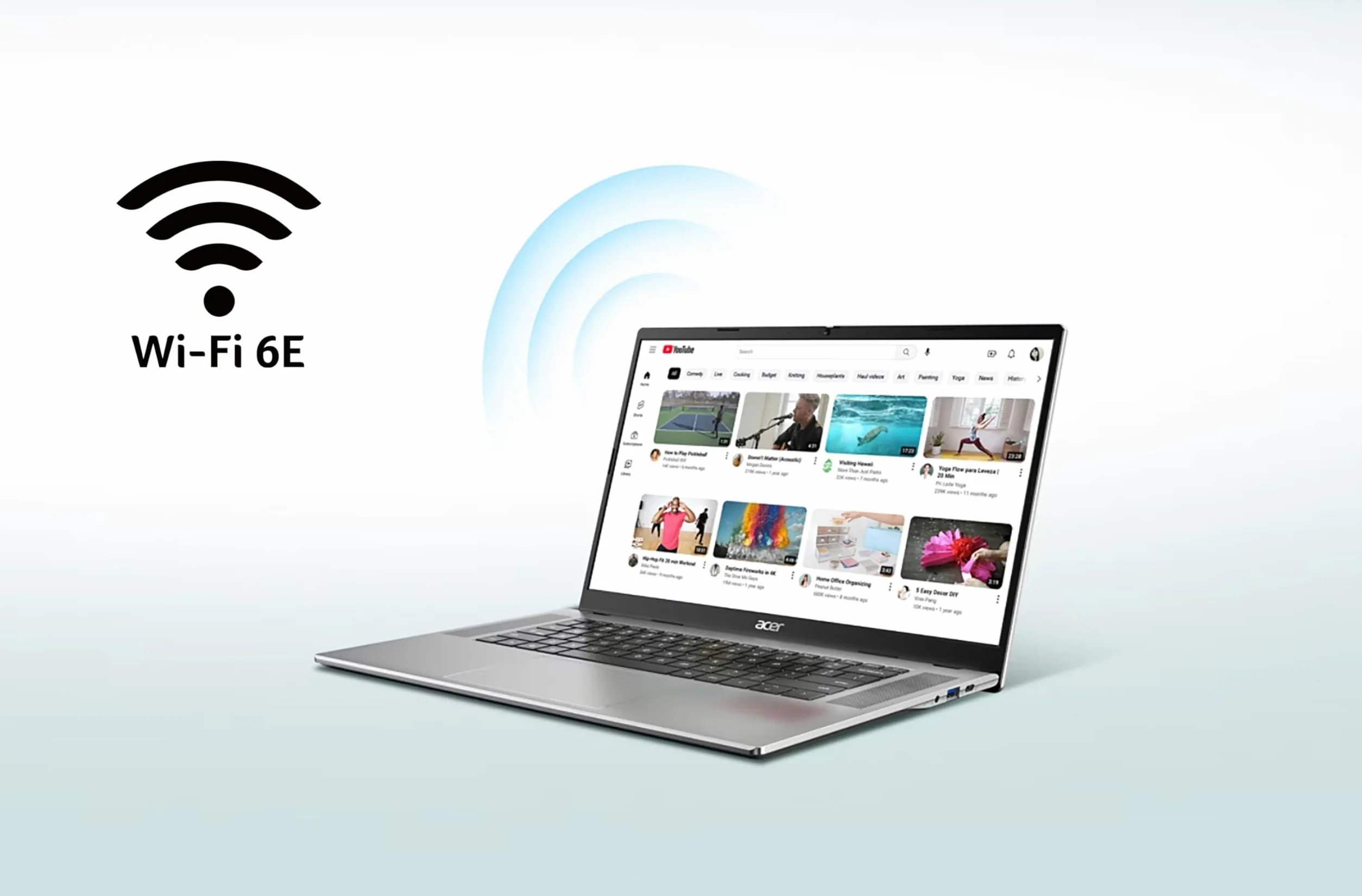 Acer Chromebook 315 + Mouse Wireless, Ram 4 GB DDR5, eMMC 64 GB, Display 15.6" FHD, CB315-8H-878V, Notebook, PC Portatile, Processore MediaTek Kompanio 540, Scheda Grafica ARM Mali, ChromeOS, Silver