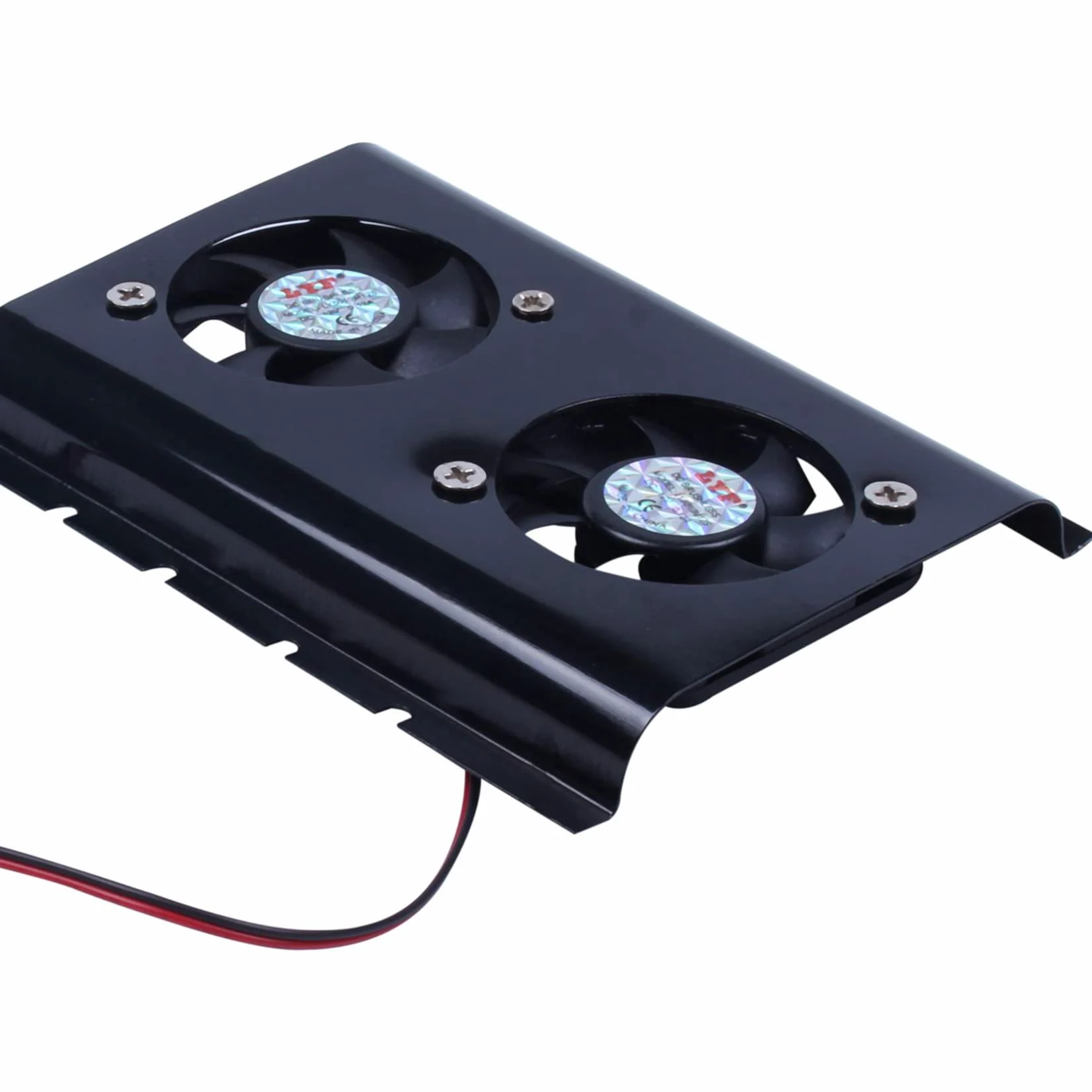 2X Nero 3.5 IDE Hard Disk Drive HDD 2 Fan Cooler per PC