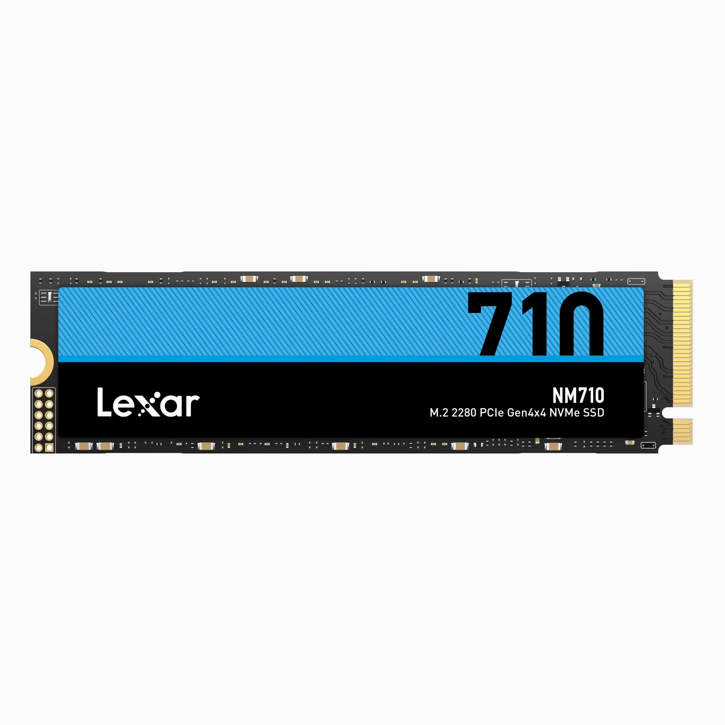 Lexar NM710 SSD 1TB, M.2 2280 PCIe Gen4x4 NVMe SSD Interno, Fino a 5000MB/s in Lettura, 4500MB/s in Scrittura, Disco a Stato Solido per PC, laptop e giocatori (LNM710X001T-RNNNG)