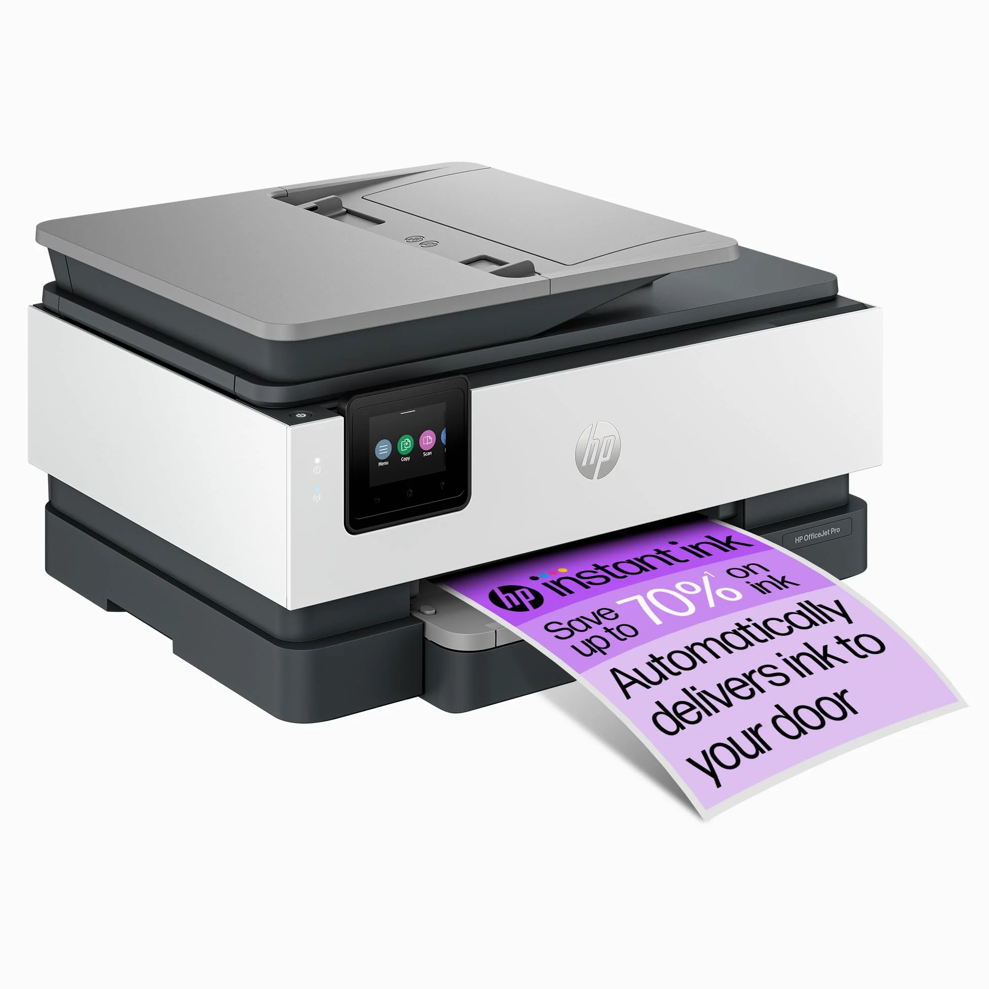 HP OfficeJet Pro 8122e All-in-One Printer | Colore | Stampante per la casa | Stampa, scansione, copia Alimentatore automatico di documenti | Stampa su VPN con HP + (rinnovato)