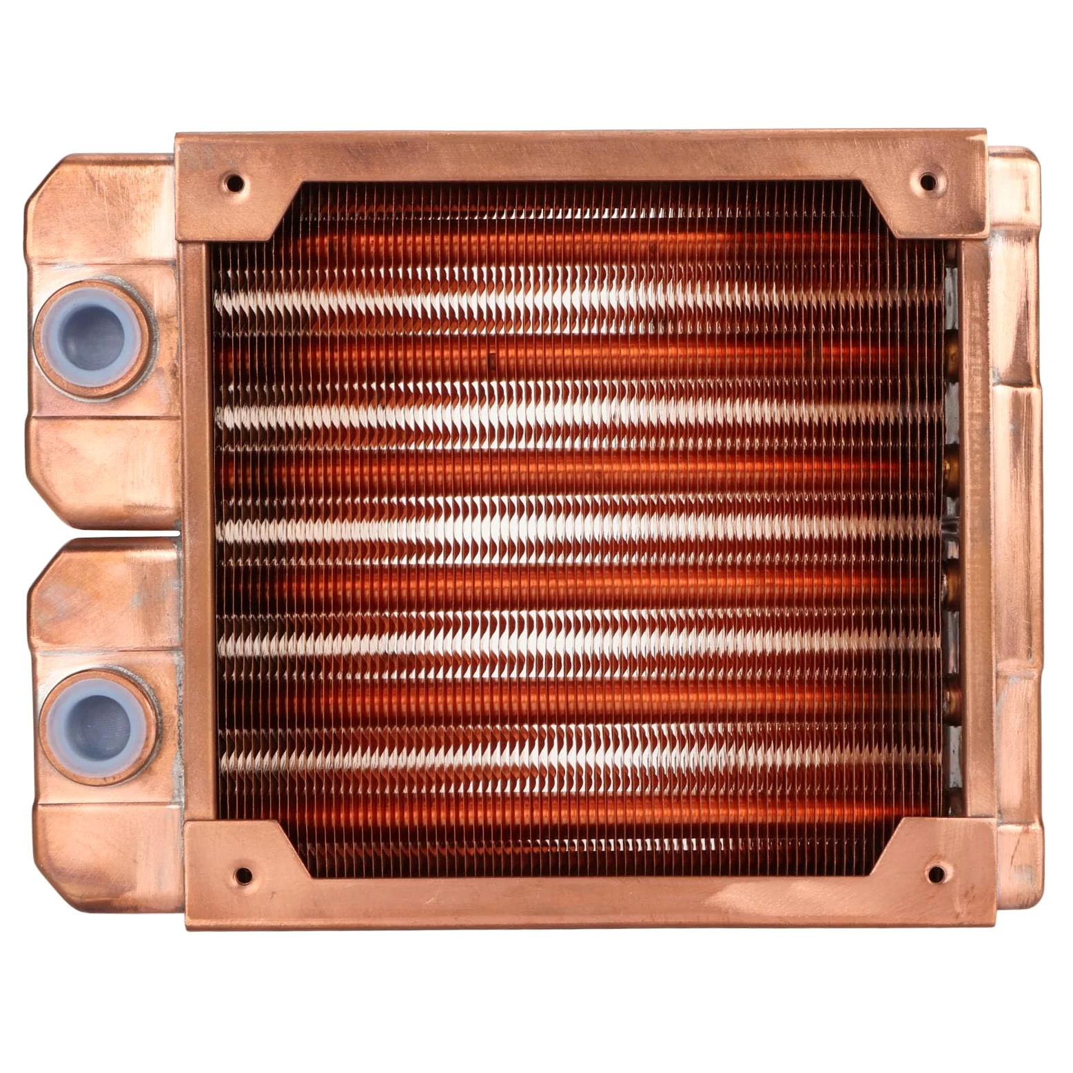 Raffreddamento Ad Acqua Rame Rosso 7mm Tubo Tondo 6 di Rame Alta Filettatura G1/4 Scambiatore di Calore Liquido per PC da Gioco Costruzioni di Computer