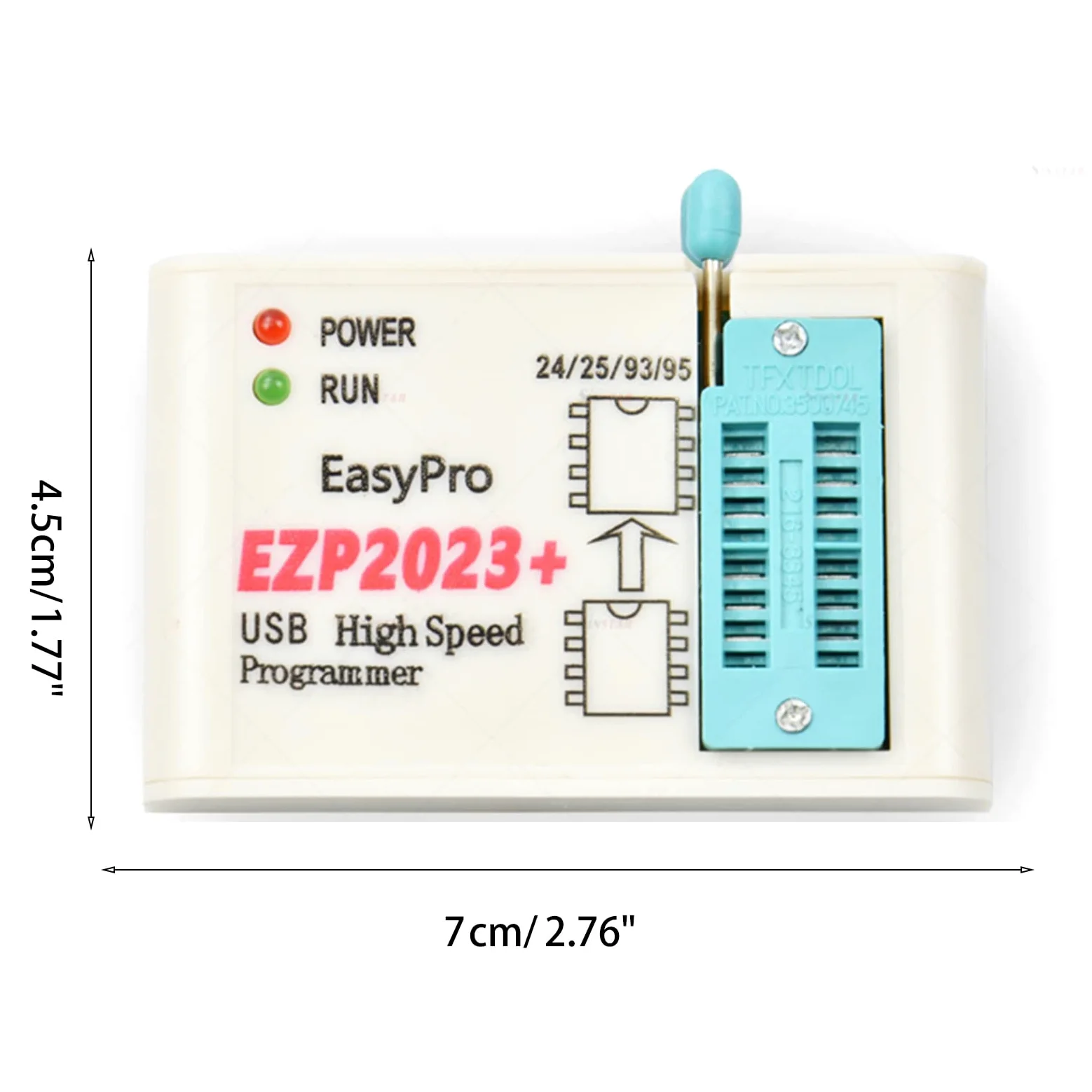 BAIRU EZP2023 Programmatore ad velocità USB supporta 25 flash SPI 24 25 93 95 EEPROM per Windows 2000 / XP/Vista / Win7 / 8/10 SPI Flash Programmer