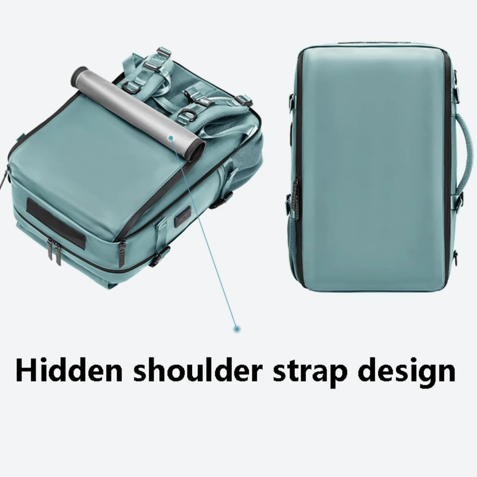 Borsa da weekend impermeabile,zaino for computer pendolare for uomo e donna | Scomparto for scarpe e strato for computer indipendenti, impermeabili e resistenti all'usura, spallacci traspiranti