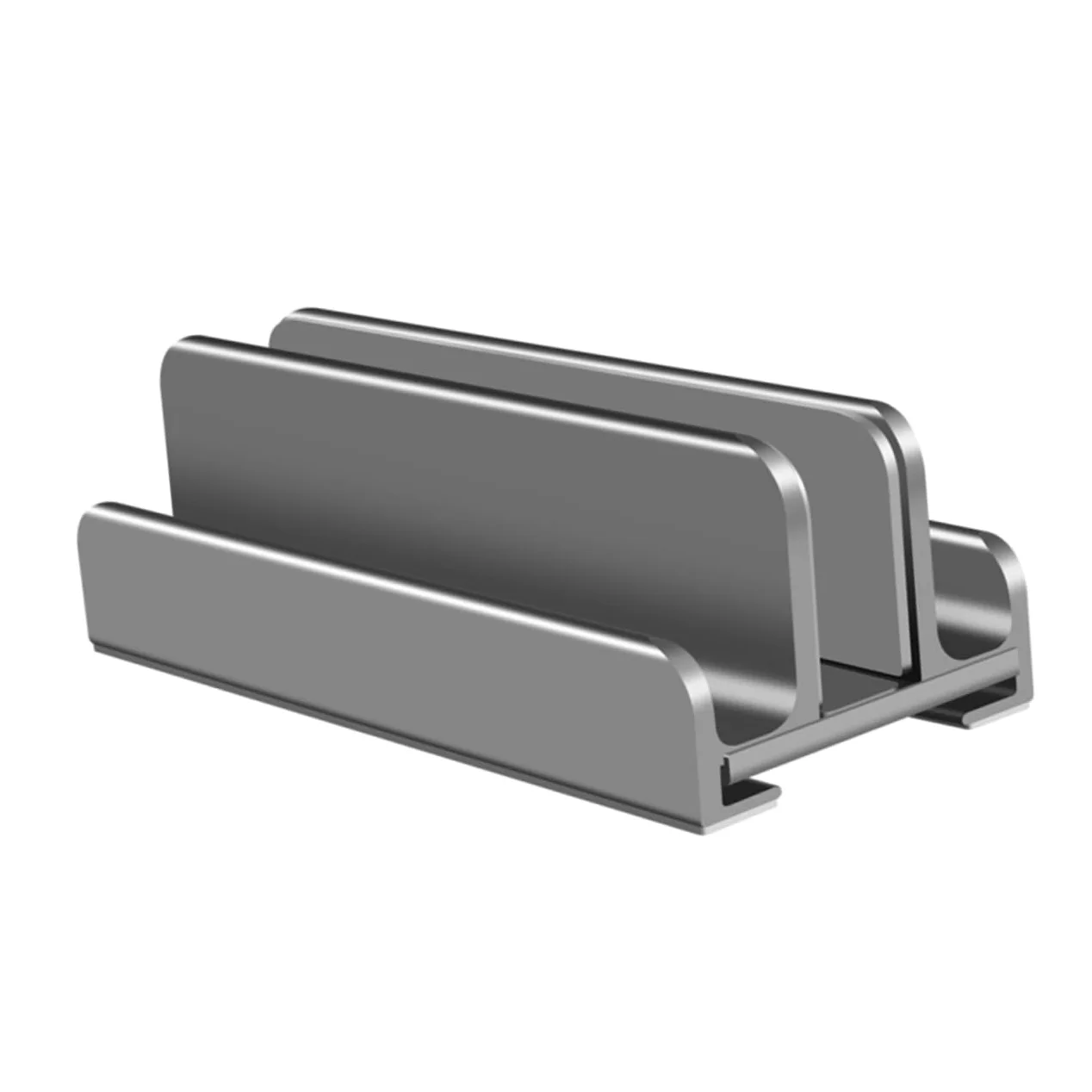 NUOBESTY Supporto Verticale Per Laptop in Alluminio Per Tablet e Telefono Regolabile Salvaspazio Per Casa e Ufficio