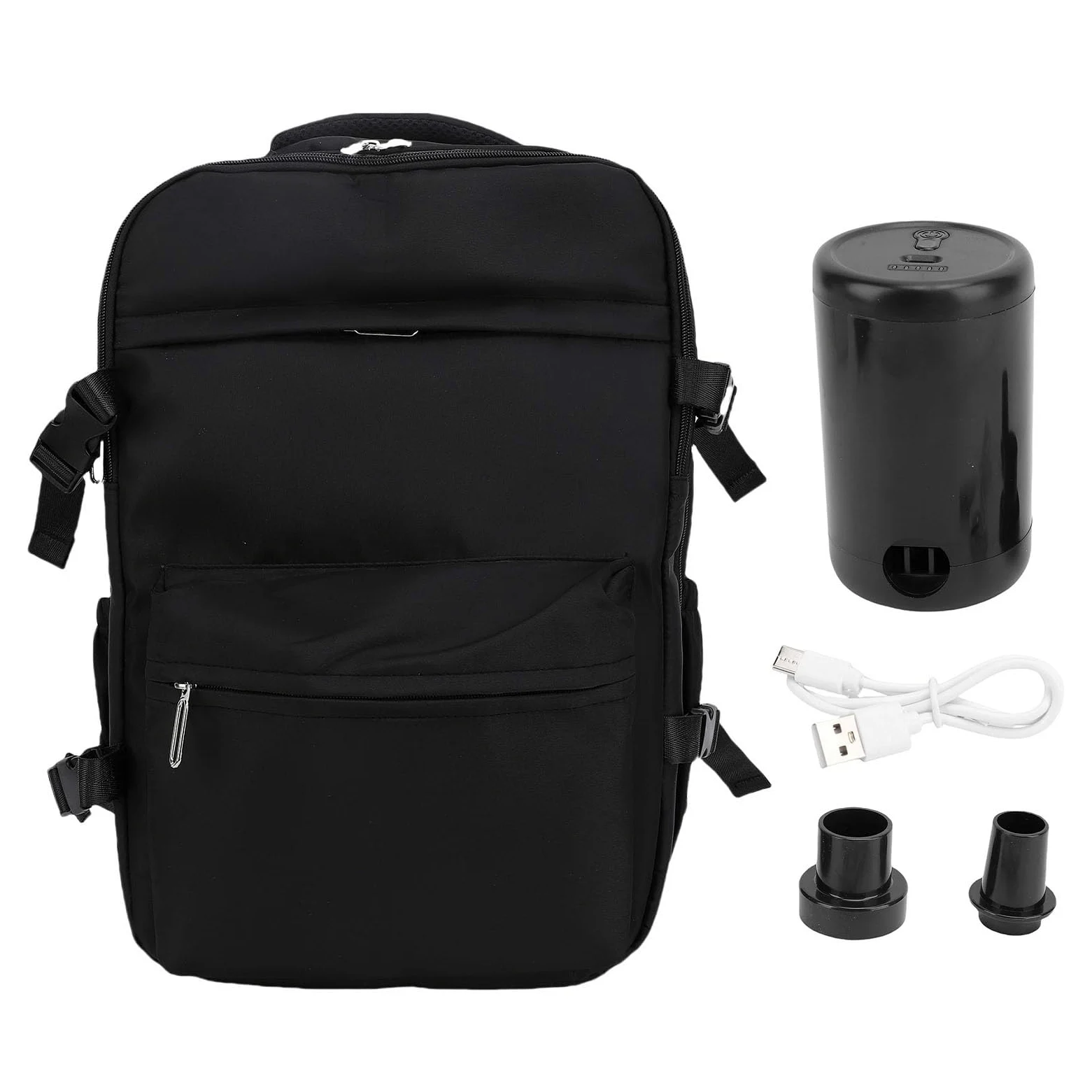 BRRNOO Aspirapolvere a Zaino 27L con Pompa, Apertura a 180 Gradi, Design