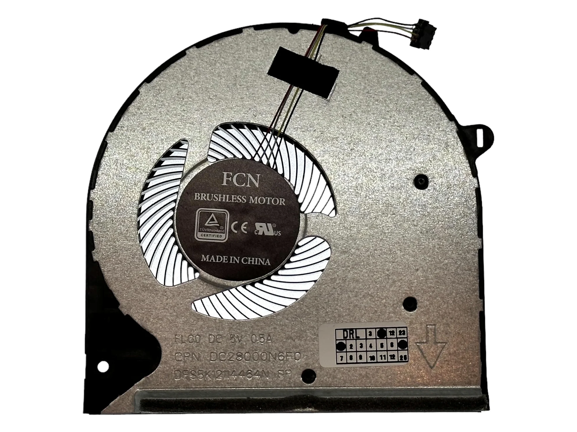 Sostituzione del radiatore per CPU HP 250 G8, 255 G8, 256 G8, 250 G9, 255 G9, 256 G9, 15-DW, 15T-DW, 15S-DR, 15S-DU, 15S-DY, 15-GW, 15Z-GW, 15S-GR, 15S-GU, 15S-GG Y, modello Y, DC28 000N6F0