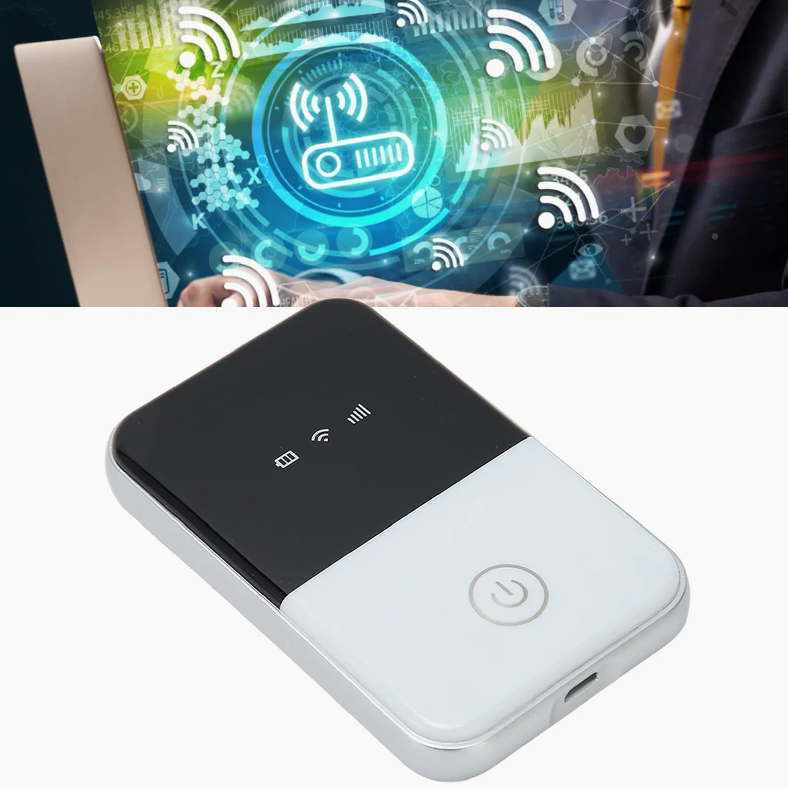 Hotspot WIFI Mobile 150Mbps 4G LTE WIFI Portatile Alimentato a Batteria per Laptop Telefoni Tablet Materiale ABS