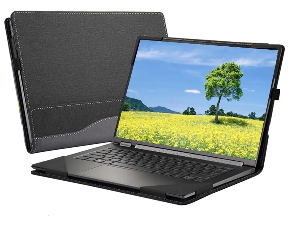 Custodia protettiva per computer portatile compatibile con Lenovo IdeaPad Slim 5 14IMH9 14IRL8 14IAH8 14ABR8 14IRU9 14AHP9 14Q8X9 14 pollici custodia protettiva per notebook (nero)