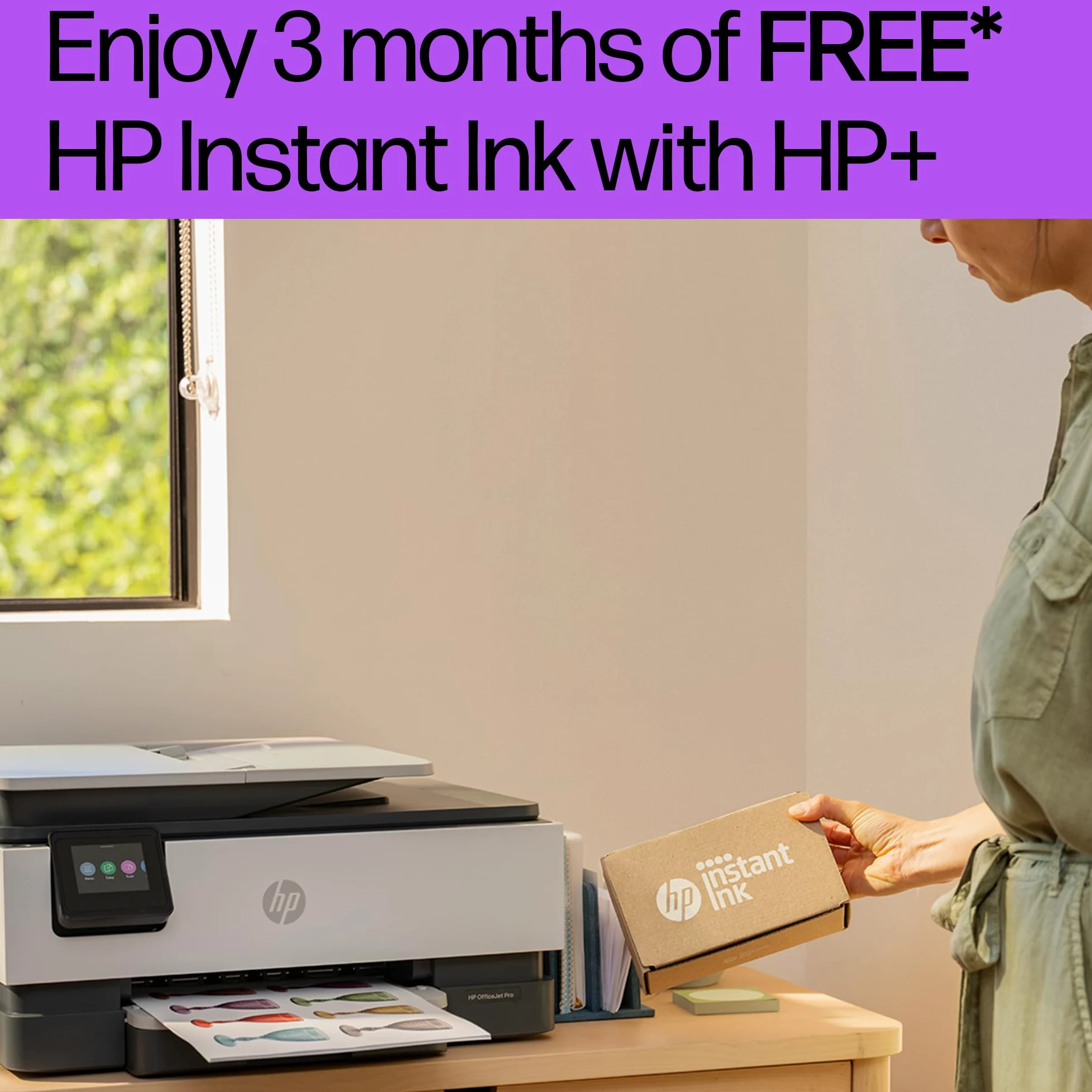 HP OfficeJet Pro 8122e All-in-One Printer | Colore | Stampante per la casa | Stampa, scansione, copia Alimentatore automatico di documenti | Stampa su VPN con HP + (rinnovato)