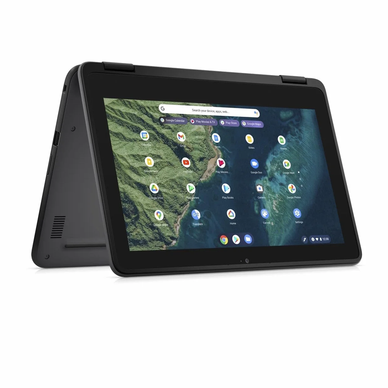Dell Chromebook 3110 2-in-1 Touchscreen Laptop, 11,6 pollici HD, Intel Celeron N4500, 4 GB RAM, eMMC da 32 GB, tastiera US QWERTY, Chrome OS (ricondizionato)