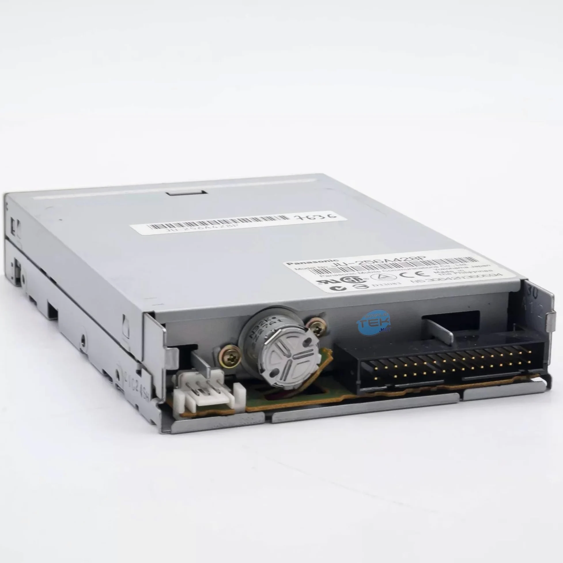 SIMPLETEK - Lettore Floppy Disk 3.5" JU-256A428P Interno IDE PATA EIDE Bianco (Ricondizionato)