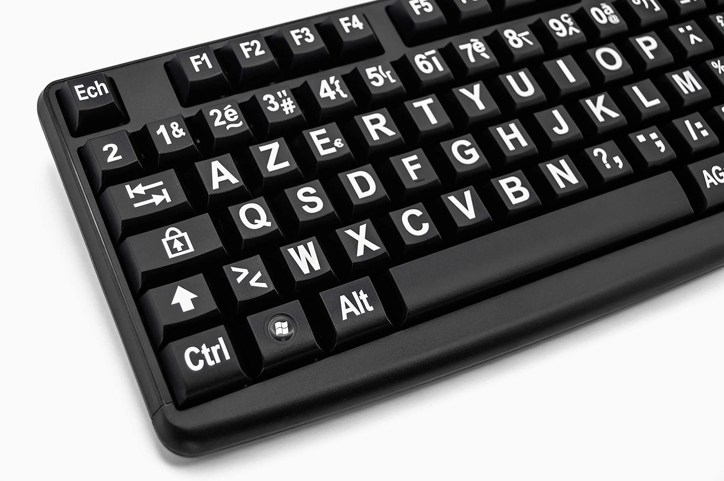 Geemarc USB tastiera KBSV3_BLK_F nero Extragroße Tasten