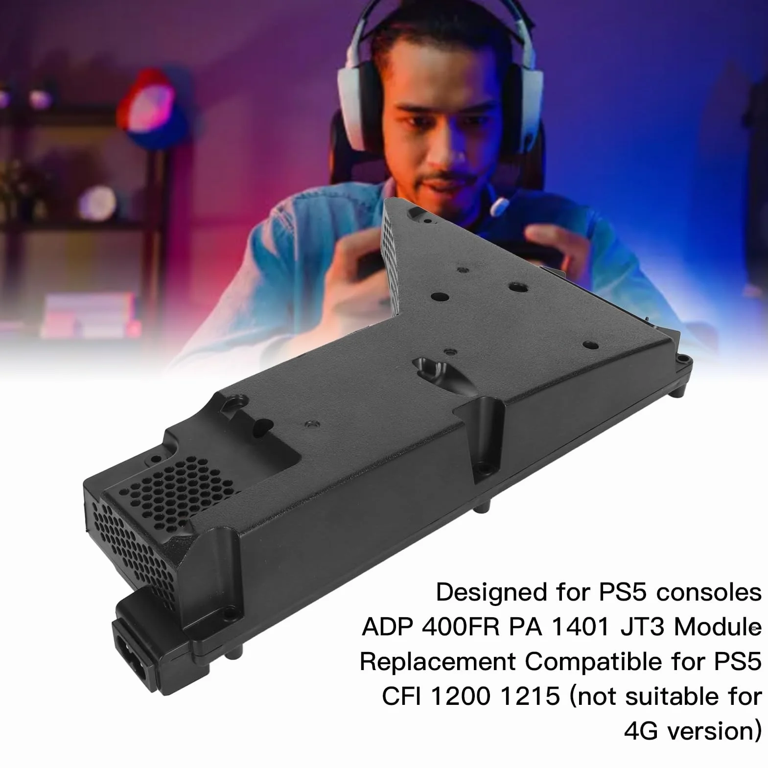 Alimentatore ADP 400FR PA 1401 JT3 per PS5, Alimentatore Interno per Console PS5 CFI 1200 1215, Alimentatore per PS5, Alimentatore Interno Sostitutivo