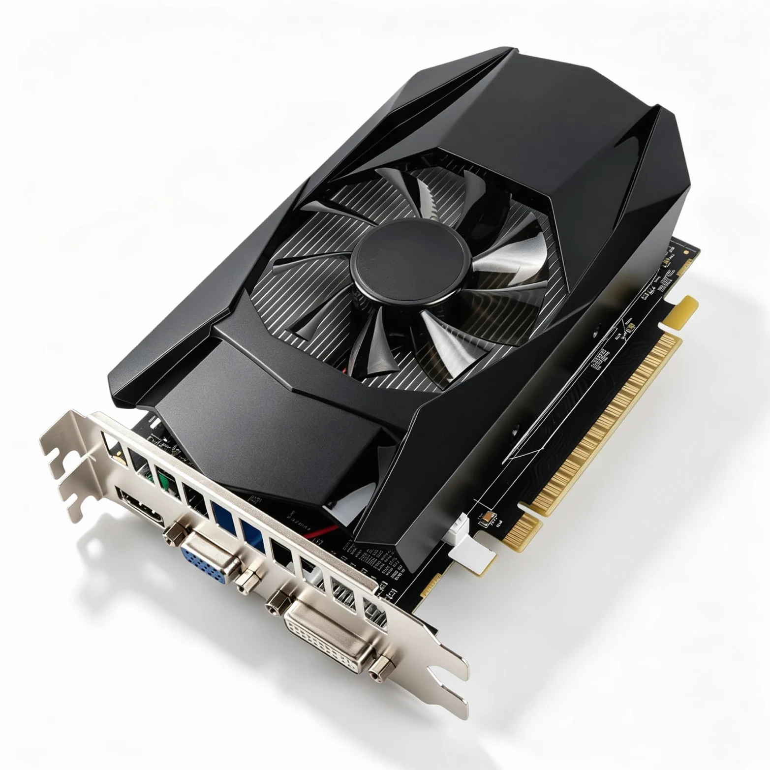 HERCHR Scheda grafica GDDR5 da 4 GB, frequenza core HD7670 128 bit 650 MHz, supporta la scheda video DirectX 11 PCI Express X16 2.1 per giochi per PC