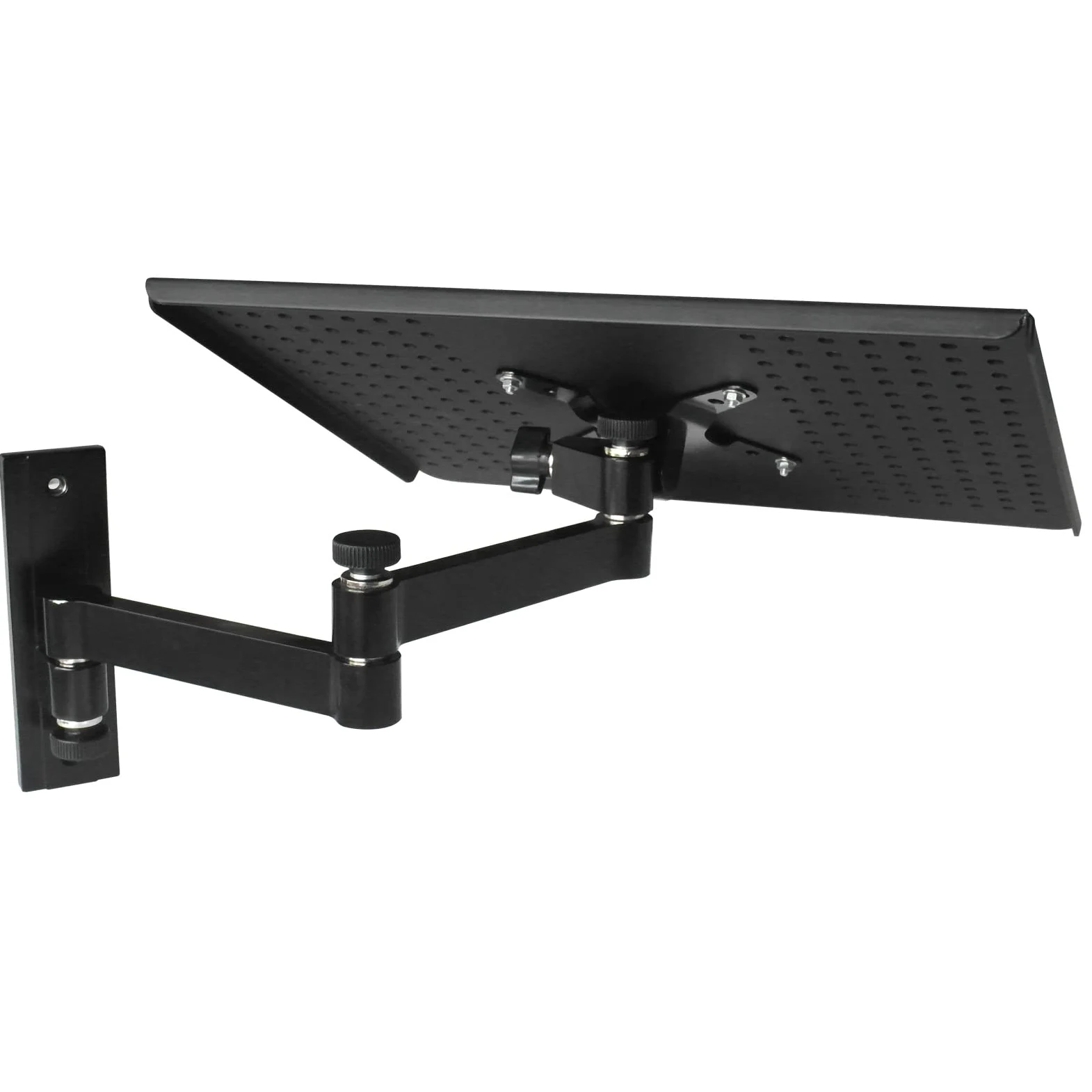 Drall Staffa Universale per Il Montaggio a Parete - per Notebook Netbook Tablet PC - Nero - con Vassoio Adattatore per Notebook - Nero Modello: L52B-APBA