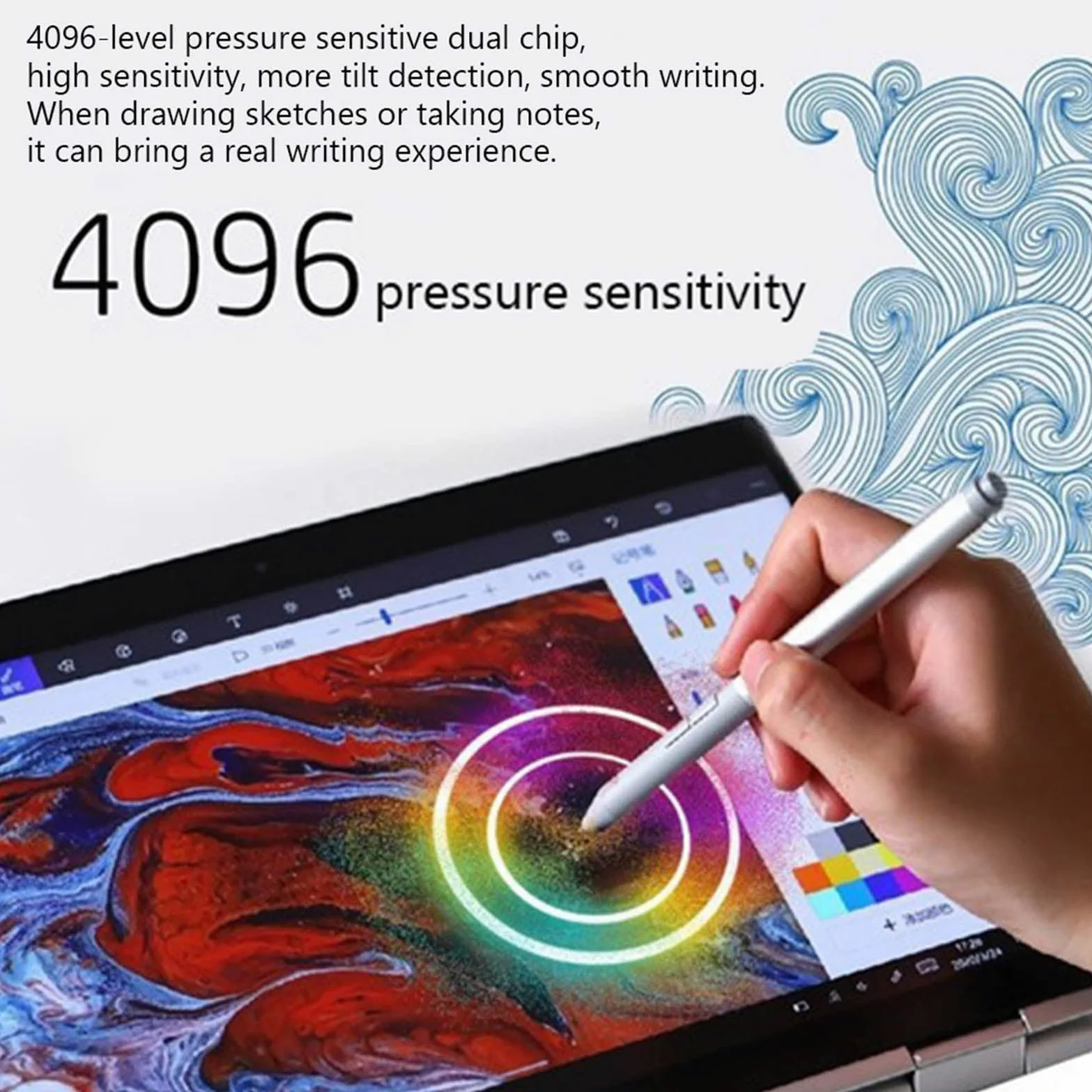Penna Stilo per EliteBook X360 1030 G3 G4 G6, per Elite Dragonfly, per ZBook Studio X360 G5, per EliteBook X360 830 G5, Penna Stilo Attiva con