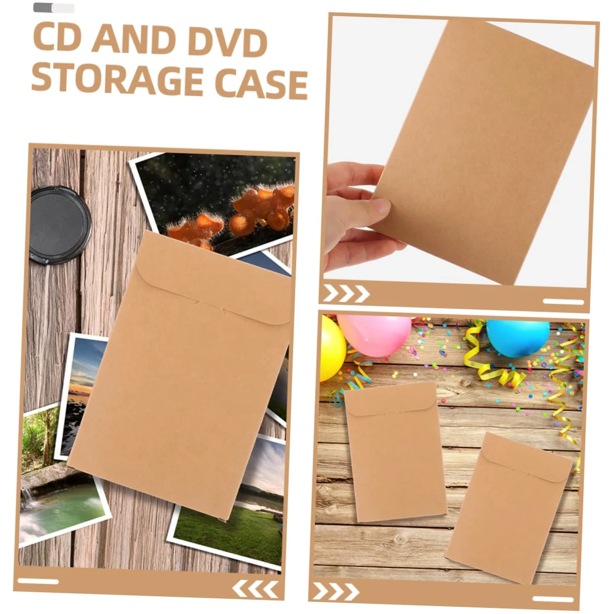 100pezzi Custodie Carta per CD e Dvd Buste per Archiviazione Dischi Protezione da Macchie e Graffi Comode e Resistenti per Accesso Facile