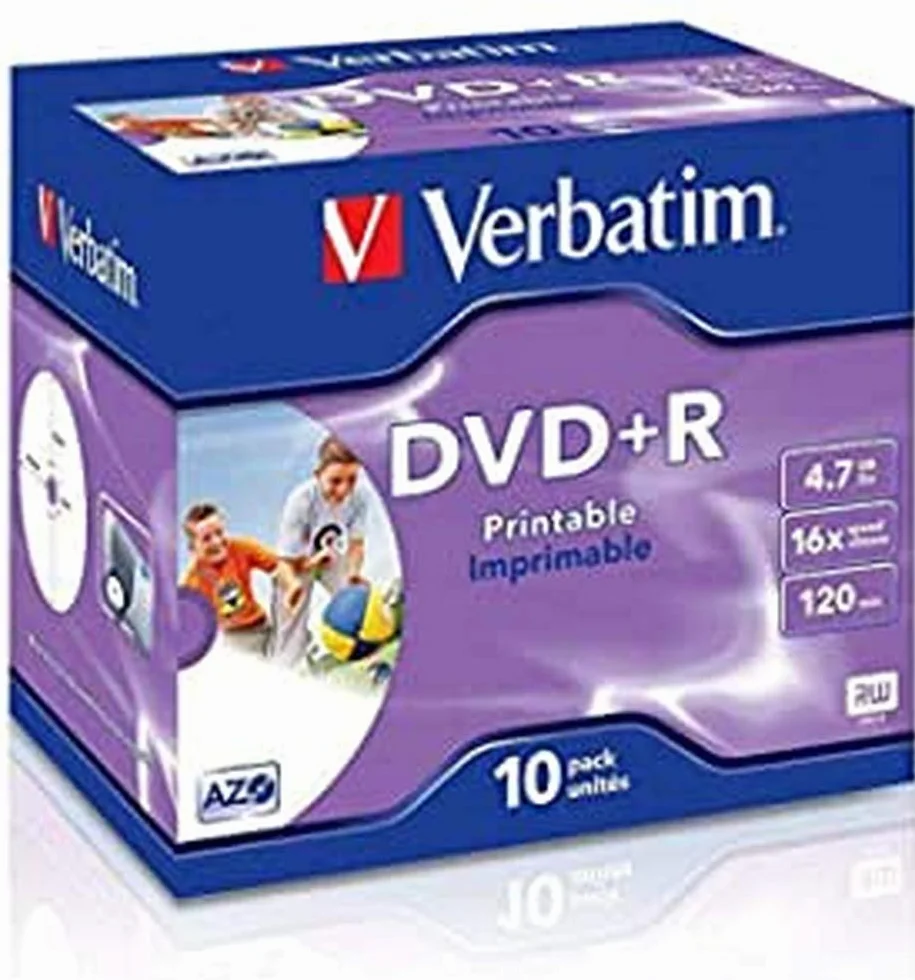 Verbatim Dvd+R 2.0/4 7Gb Stamp. 16X Cf.10 Xx