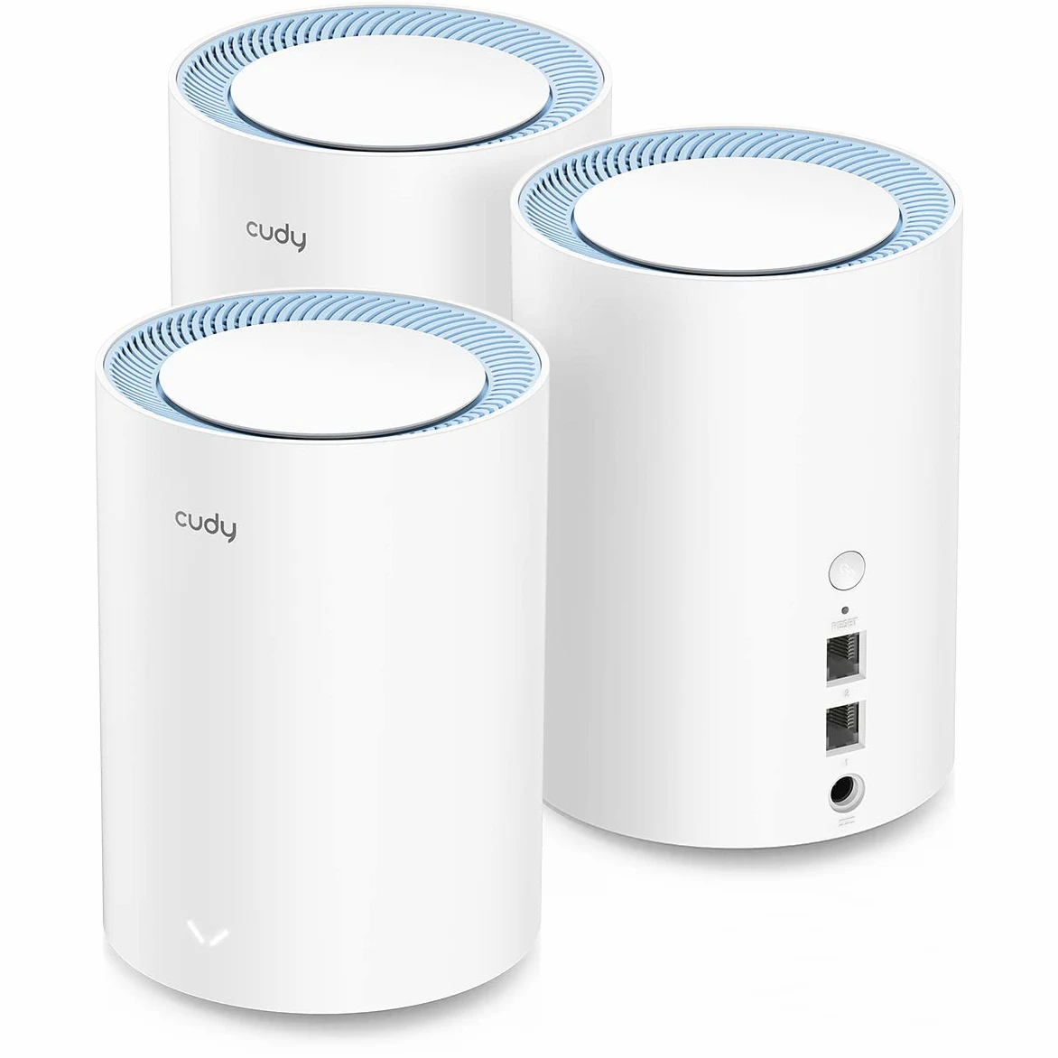Cudy AC1200 Sistema WiFi a rete per tutta la casa, Router WiFi a doppia banda AC1200, Range Extender, VPN, IPv6, DDNS, M1200 confezione da 3