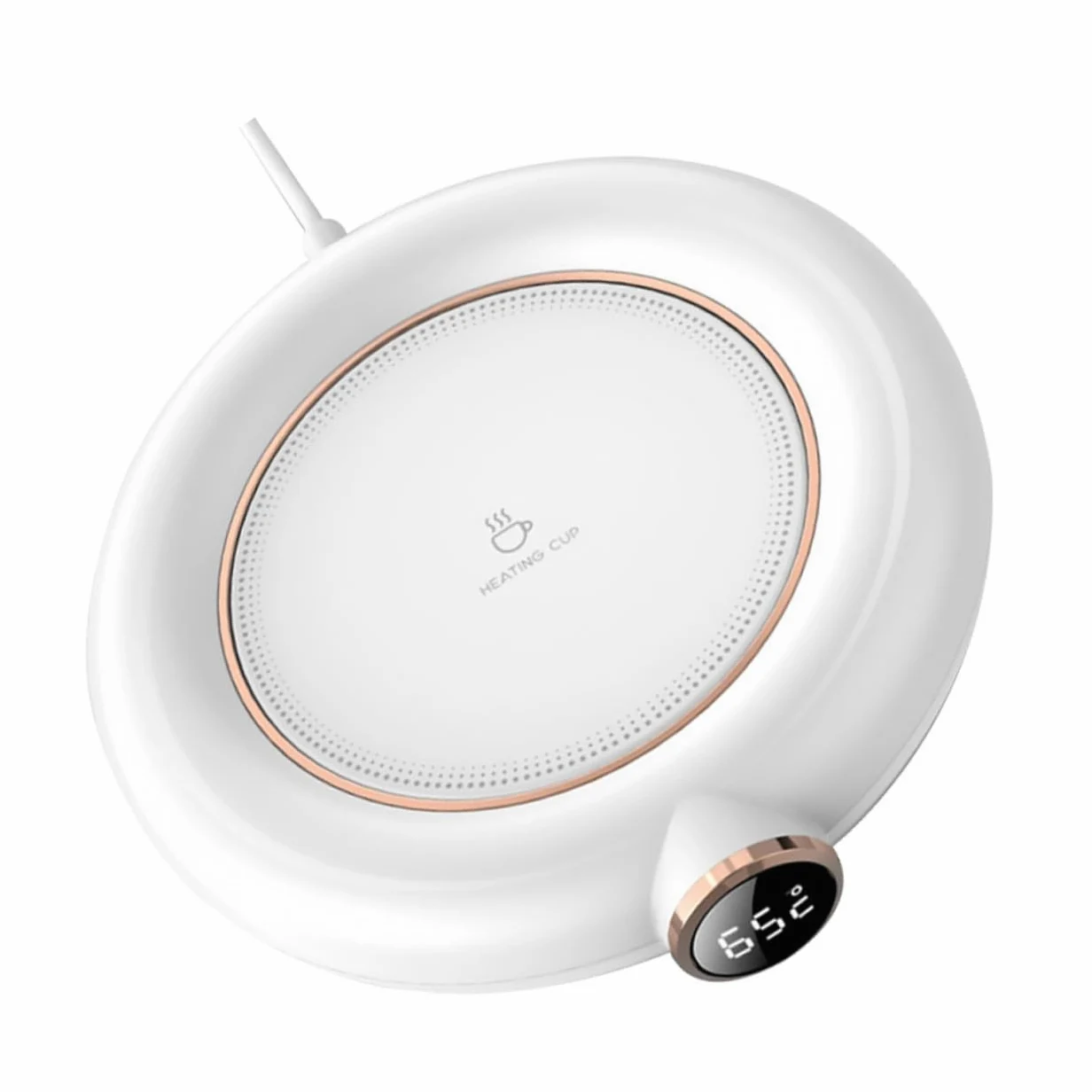 TOYANDONA 1pezzi Scalda Tazze Isolanti per Caffè e Tè Scalda Tazze da Latte Cuscinetto Pratico Sottobicchiere di Ricarica USB per Ufficio e Casa