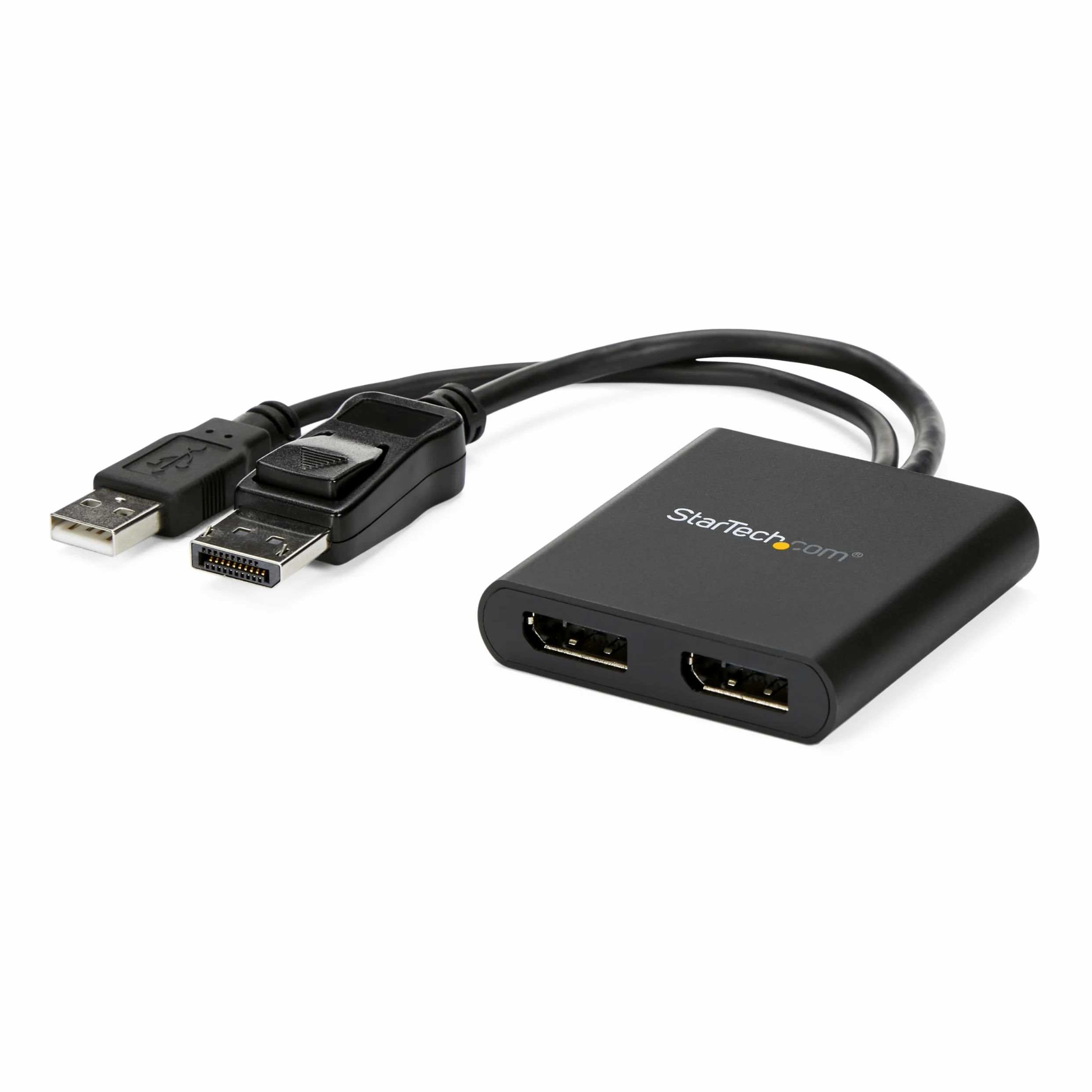 StarTech.com Hub MST DisplayPort a 2 Porte - Adattatore Multi-Monitor DP 1.2 - SdoppiatoreSplitter Video DisplayPort 4K 30Hz o 1080p 60Hz per Doppio Monitor - DP a 2xDP - Solo Windows (MSTDP122DP) | Modalita Desktop Esteso, Solo Windows