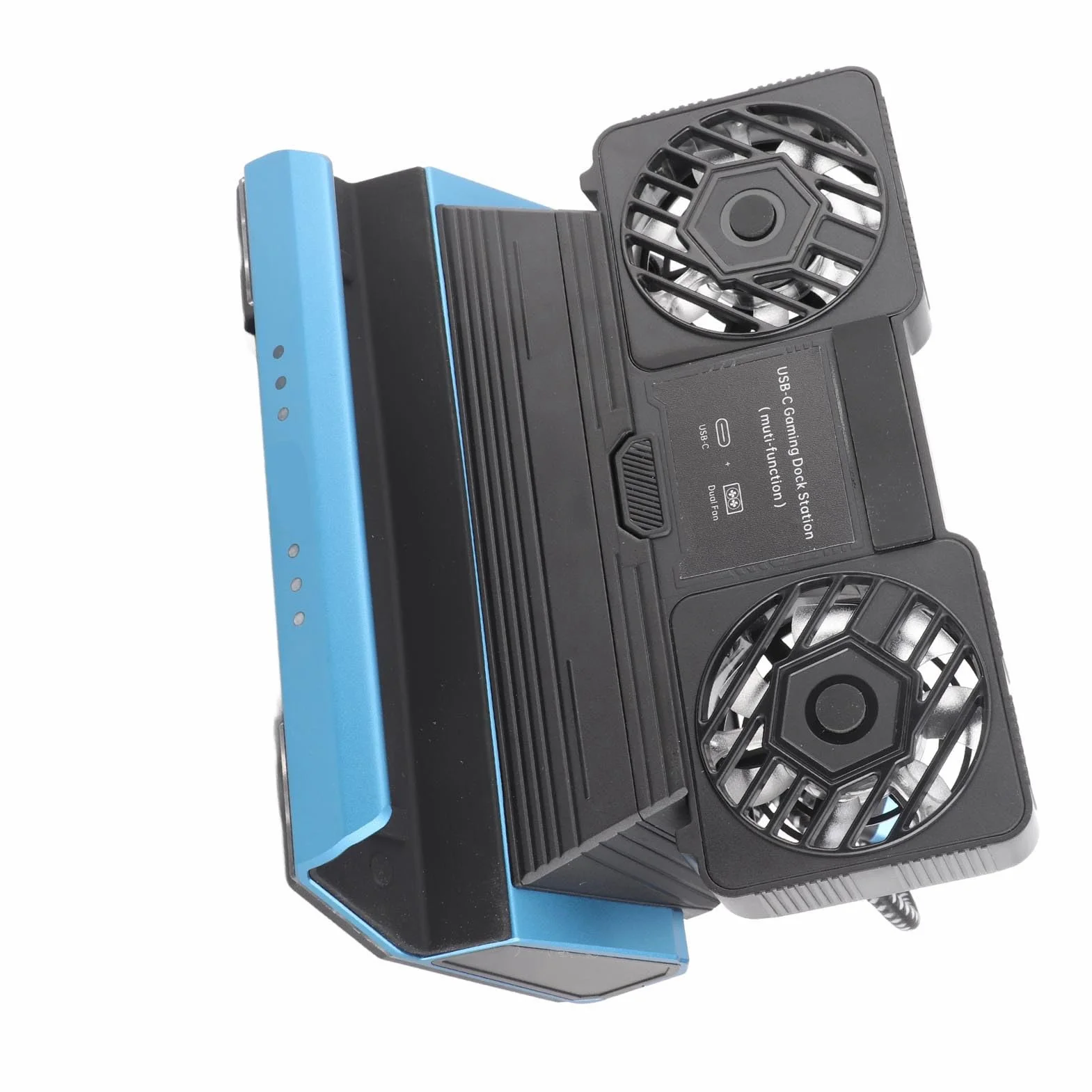 Topiky 9 in 1 Stazione di Docking RGB per Steam Deck, Stazione di Docking USB C con HDMI 4K a 60Hz, Dock Console da Gioco Portatile Gigabit Ethernet con Ventole di Raffreddamento a