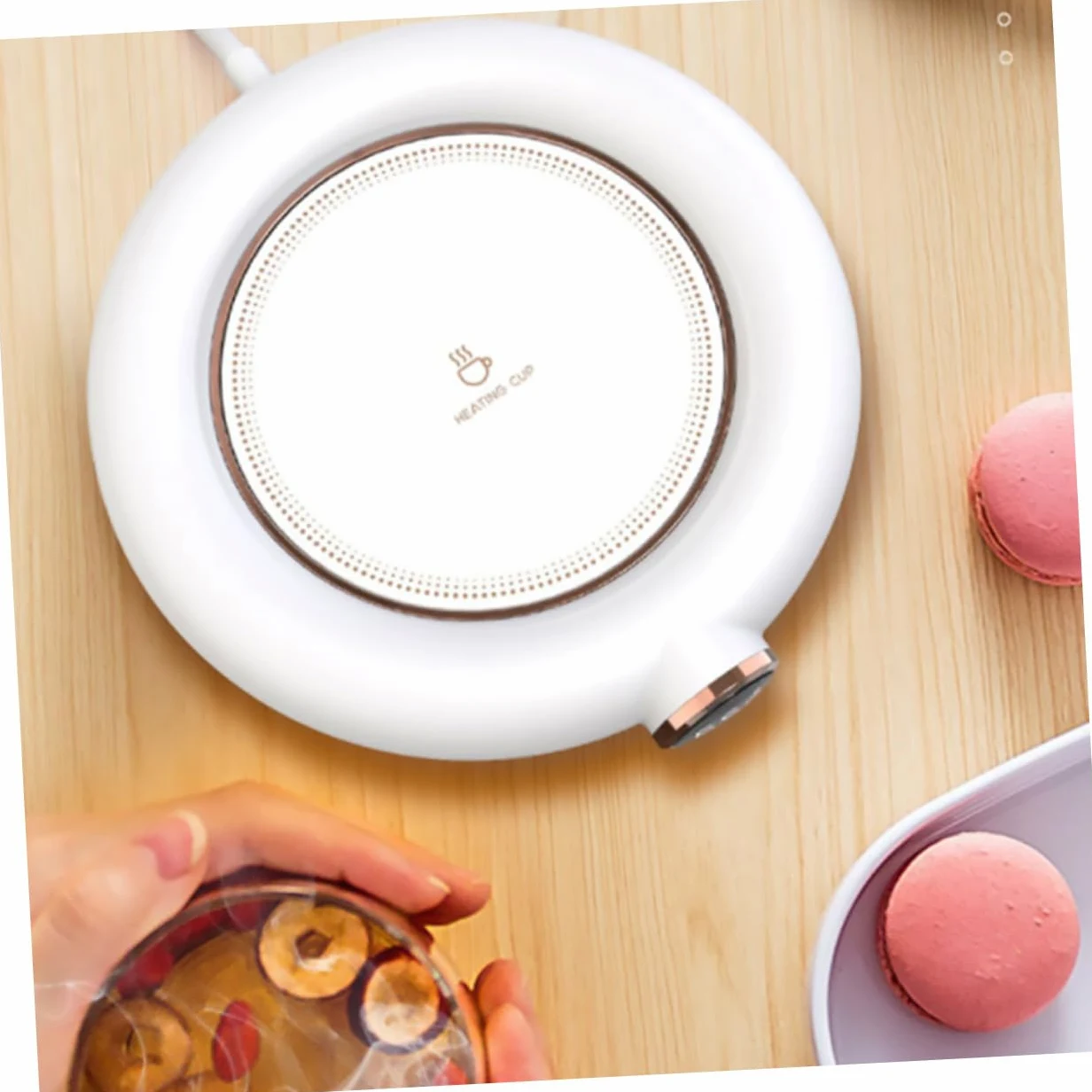 Uonlytech 1pezzi Scalda Tazze Isolanti Scalda Tazze da Latte da Tè Cuscinetto Pratico Sottobicchiere