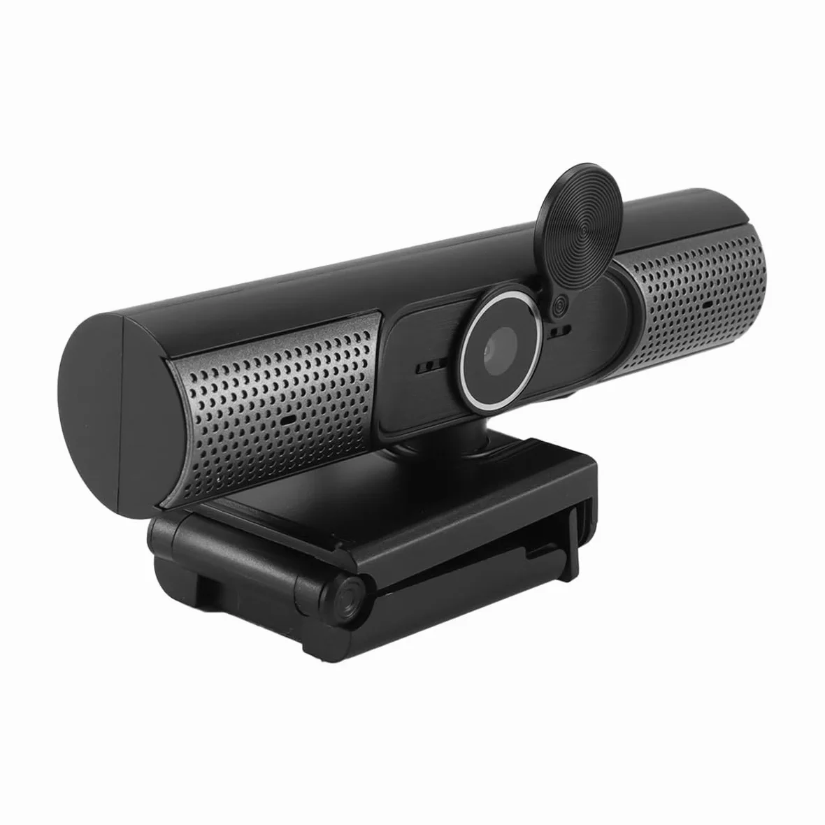 Webcam FHD con microfono e altoparlanti stereo, fotocamera per computer 3 in 1, 1080P, USB Plug and Play, cavo da 1,5 m, per videoconferenze, streaming