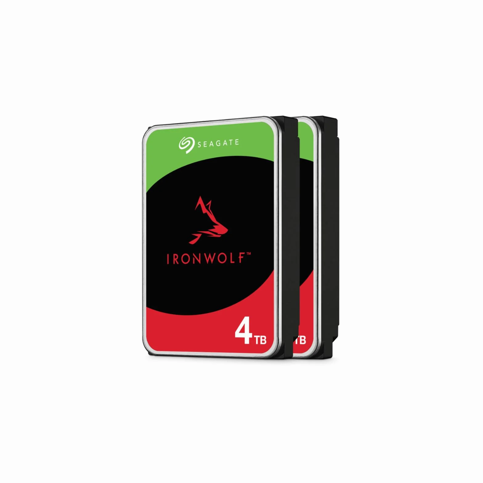 Seagate IronWolf ST4000VN006 - Disco rigido interno da 4 TB, NAS HDD, 3,5 pollici, 5400 giri/min, CMR, 256 MB di cache, SATA 6 GB/s, argento, con 3 anni di servizio Rescue FFP, numero modello: