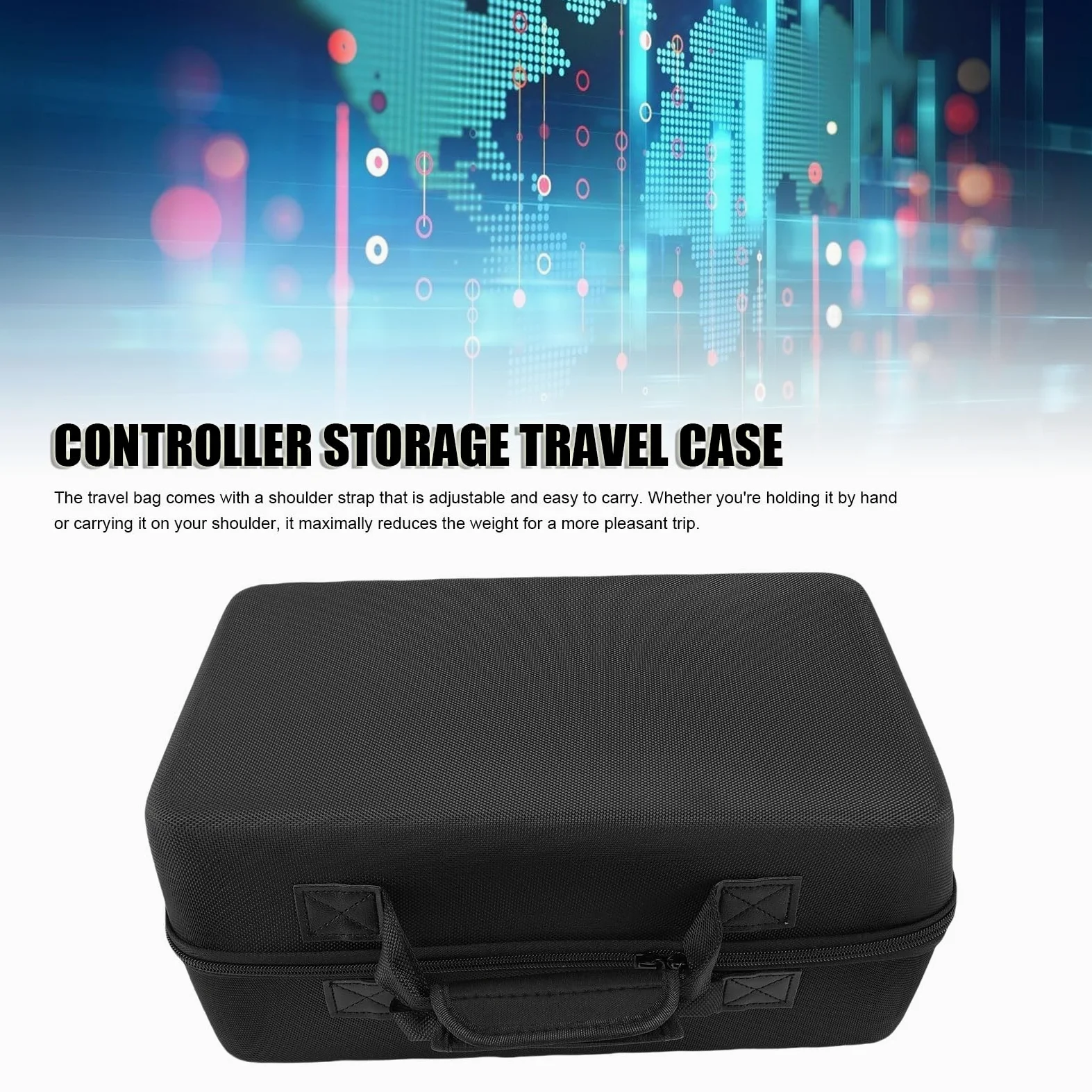 Custodia da Trasporto a Guscio Duro, Borsa da Viaggio Protettiva a Grande capacità per Console Sottile con Spalla Regolabile, Cotone Che Assorbiva gli Urti e Materiale in Nylon (#2)