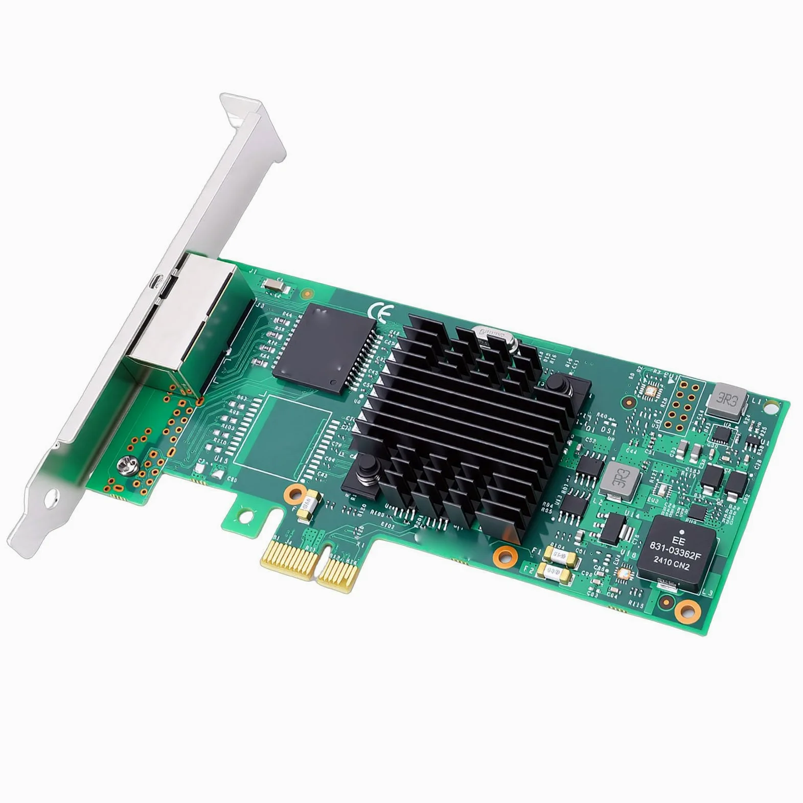 Adattatore di Rete PCI Express Doppio RJ45 Ad Alta densità per velocità Gigabit Affidabile, Adatto per Server, Staffa Inclusa
