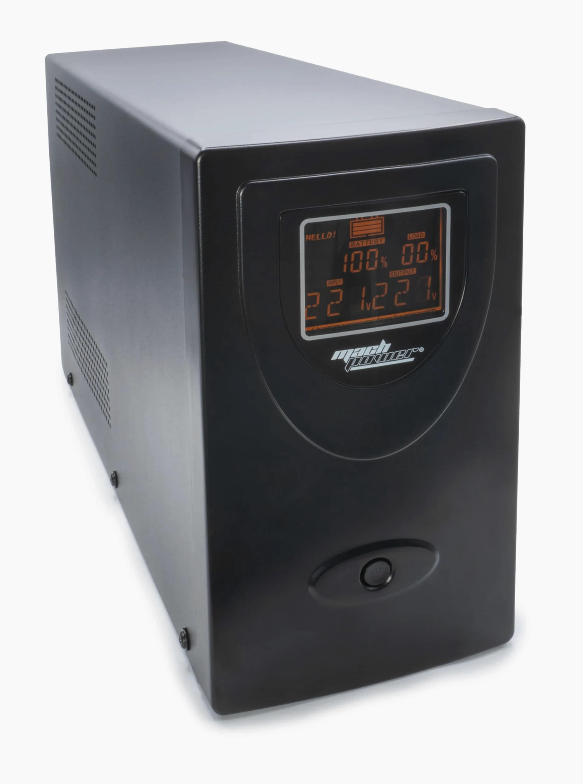 Gruppo di continuità line interactive 2000VA/1200W, stabilizzatore AVR, 2 batterie 12V/9Ah, 2 uscite Schuko/Ita, 1 Porta USB, display LCD, struttura in metallo UPS-LIT20MD (2000VA/1200W)