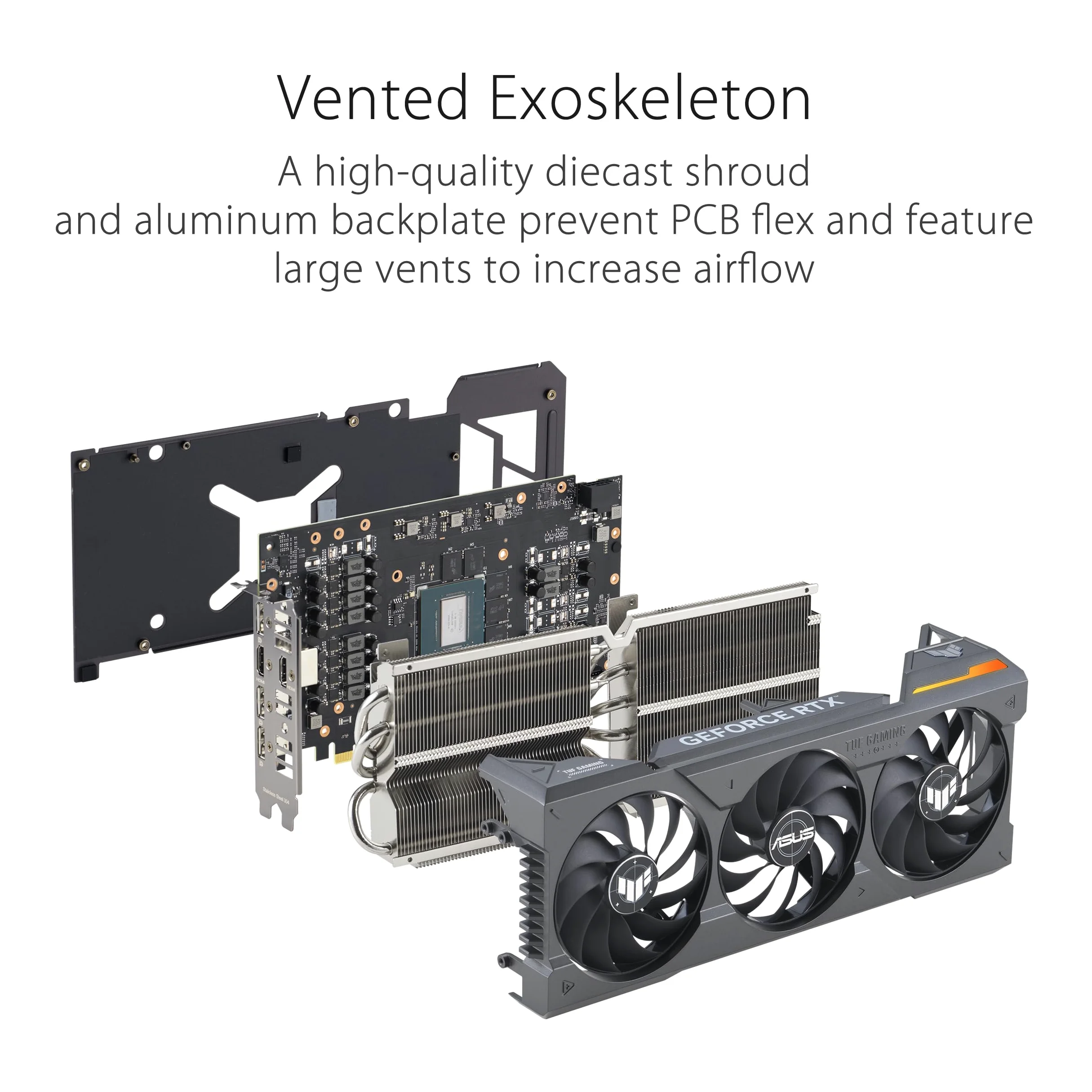 ASUS TUF Gaming NVIDIA GeForce RTX 4070 Ti SUPER OC Edition Scheda Grafica 16 GB GDDR6X, 256 Bit, PCIe 4.0, HDMI, DisplayPort, Nero, TUF-RTX4070TIS-O16G-GAMING