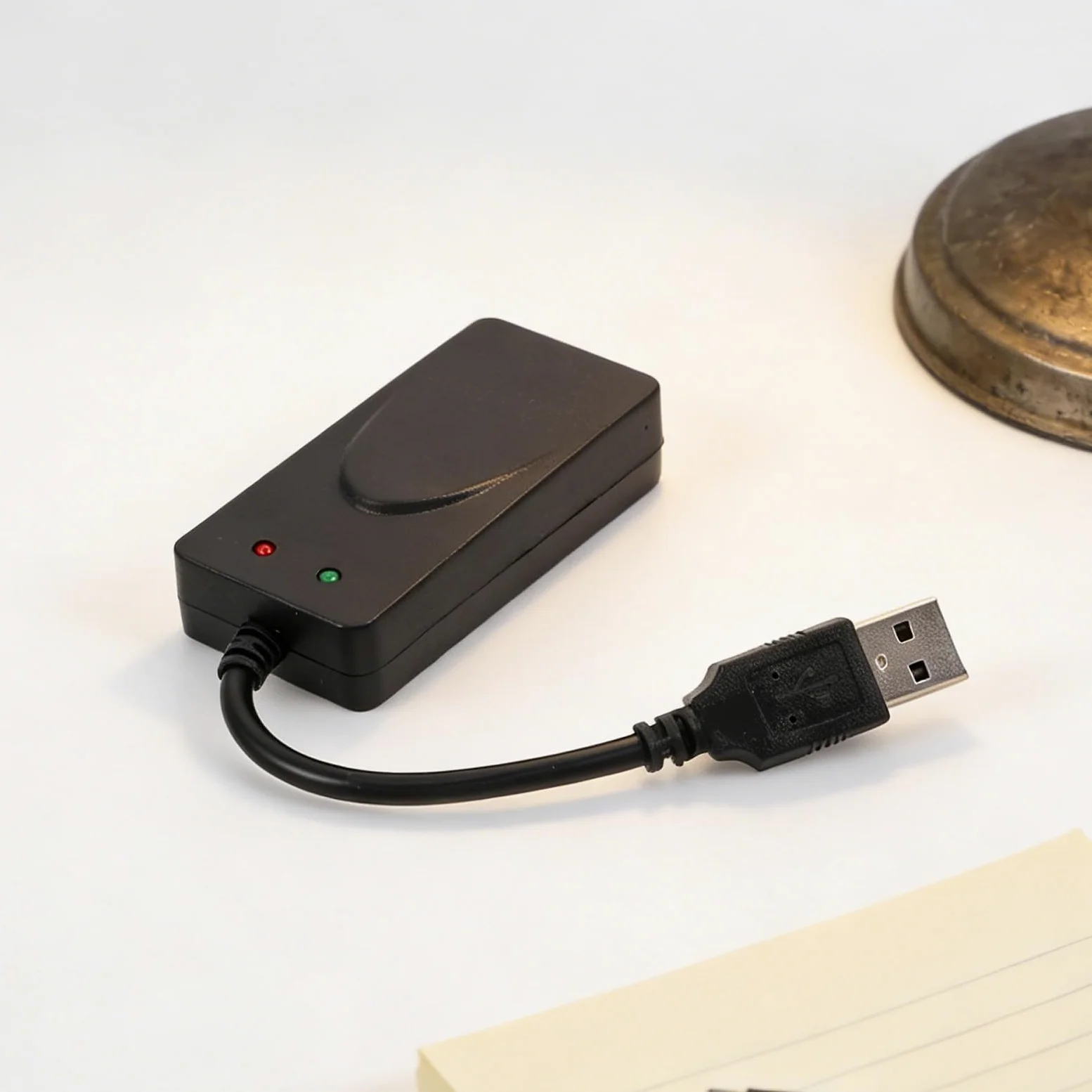 Modem fax USB - Adattatore modem esterno a doppia porta alta velocità per connettività, accessori per computer per reti domestiche e per ufficio 56K