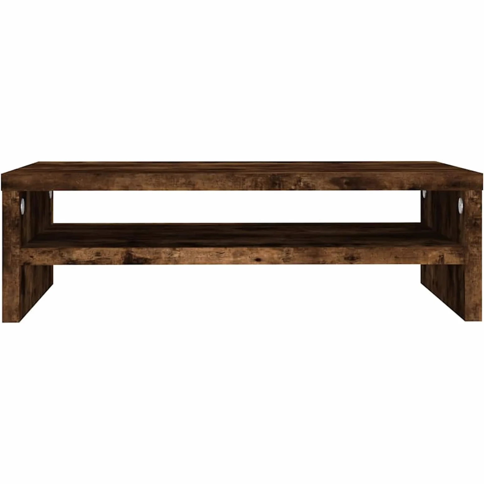 Gecheer Supporto per monitor da scrivania, per monitor e PC, altezza dello schermo, 42 x 24 x 13 cm, in legno