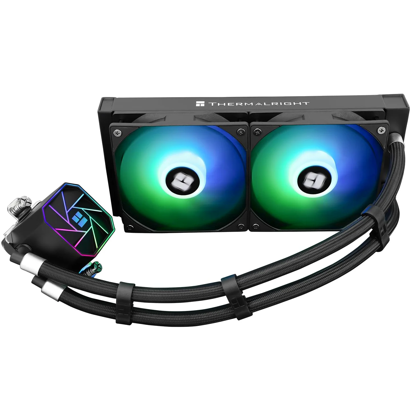 THERMALRIGHT AQUA ELITE 240 V3 Refrigeratore a liquido per CPU, 240 file di raffreddamento, 2 x 120mm ventola PWM, per AMD/AM4/AM5, Intel LGA1150/1151/1155/1156/1200/1700/1851