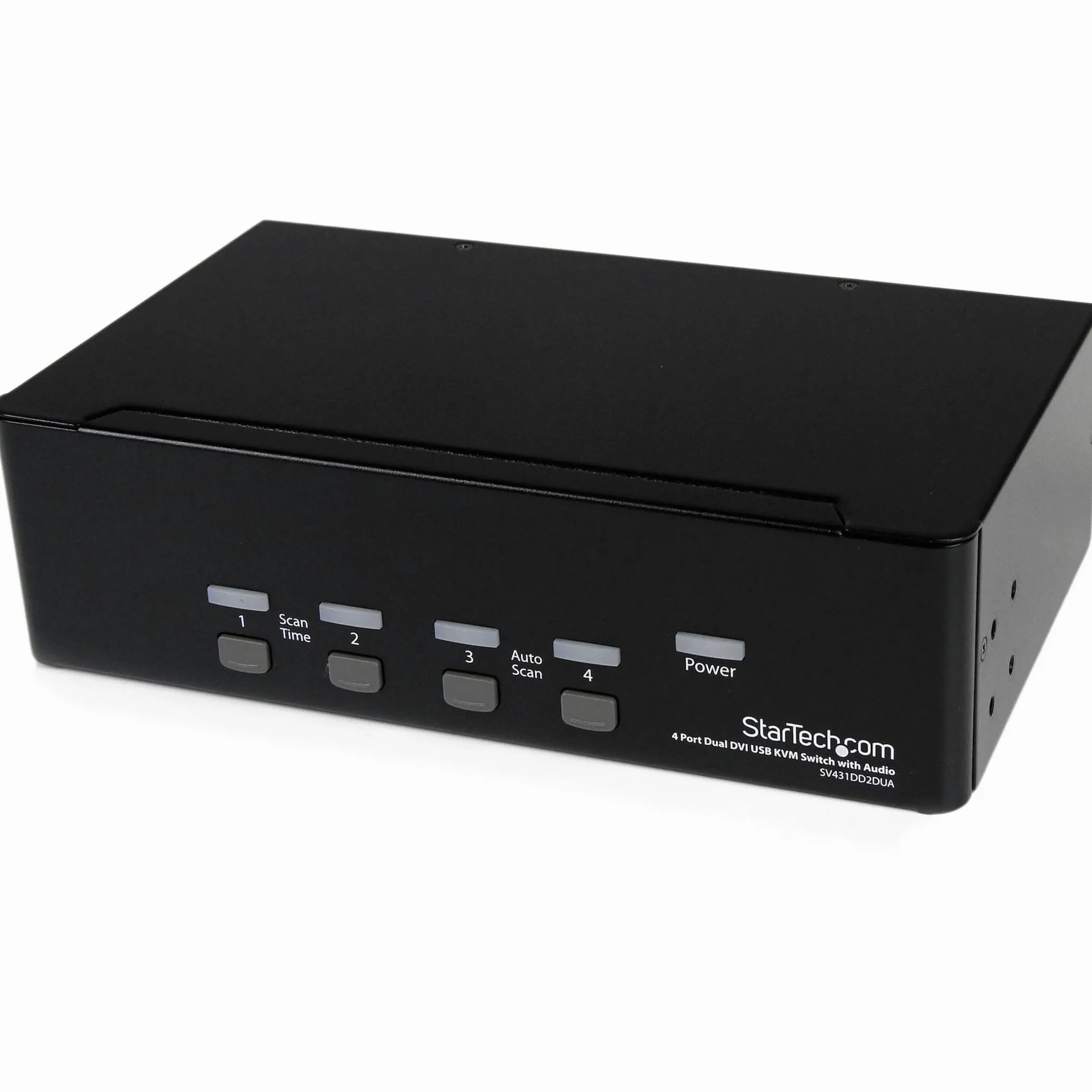 StarTech.com Switch KVM Dual DVI USB 4 porte con audio e hub USB 2.0 (SV431DD2DUA)