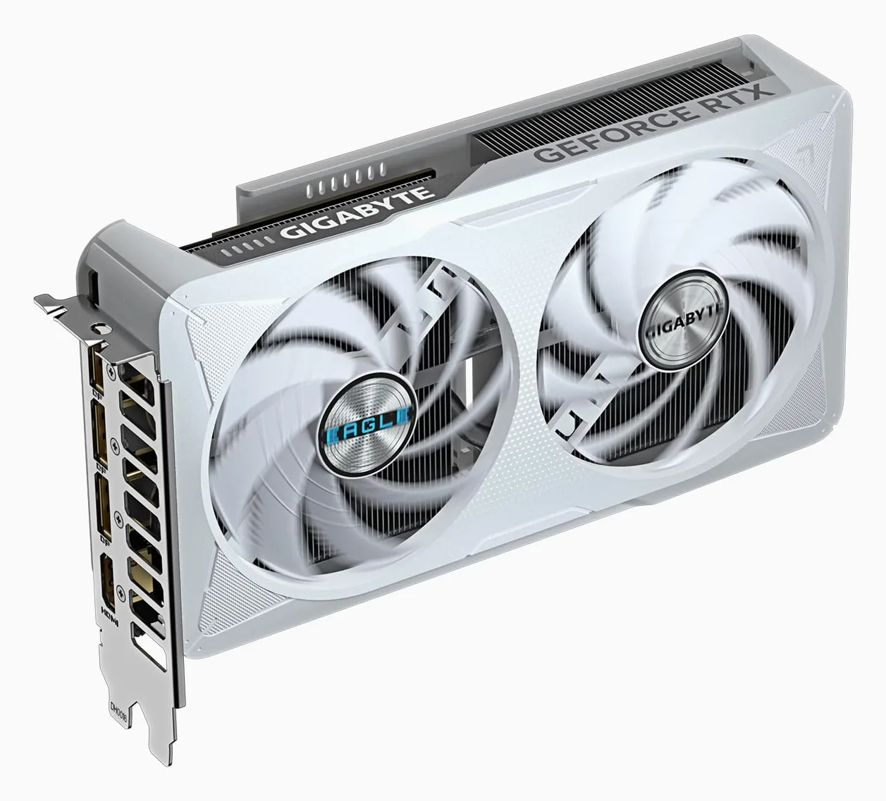 Gigabyte GeForce RTX 5060 EAGLE OC ICE 8G Scheda Grafica - 8GB GDDR7, 128bit, PCI-E 5.0, 2550 MHz Frequenza core, 3 x DisplayPort, 1 x HDMI, GV-N5060EAGLEOC ICE-8GD