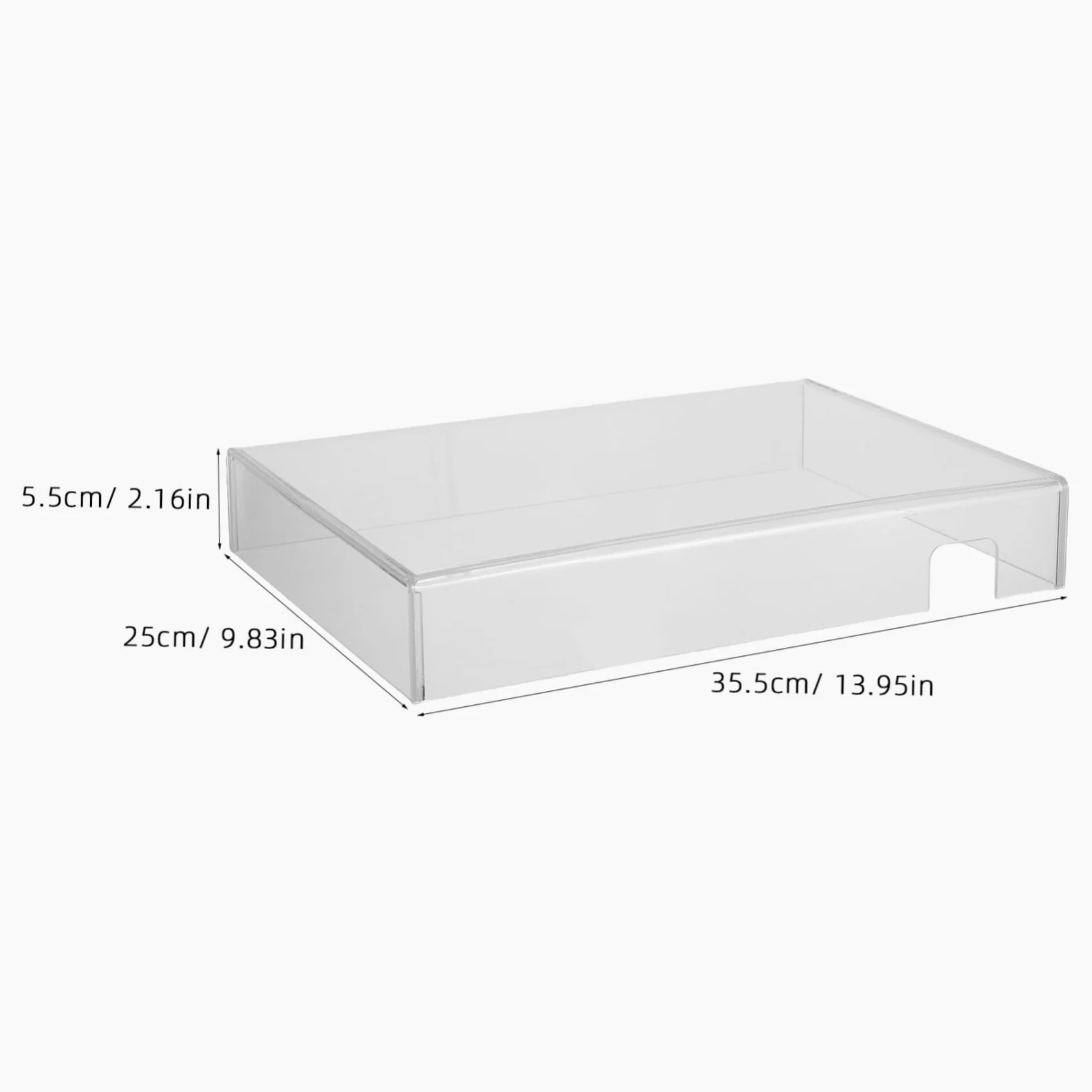 Alipis Copertura Antipolvere Trasparente per Tastiera da Gioco in Acrilico 357x255x48mm, Protezione Resistente Agli Schizzi per Laptop, Antipolvere per Uso Domestico, Ufficio e Scuola