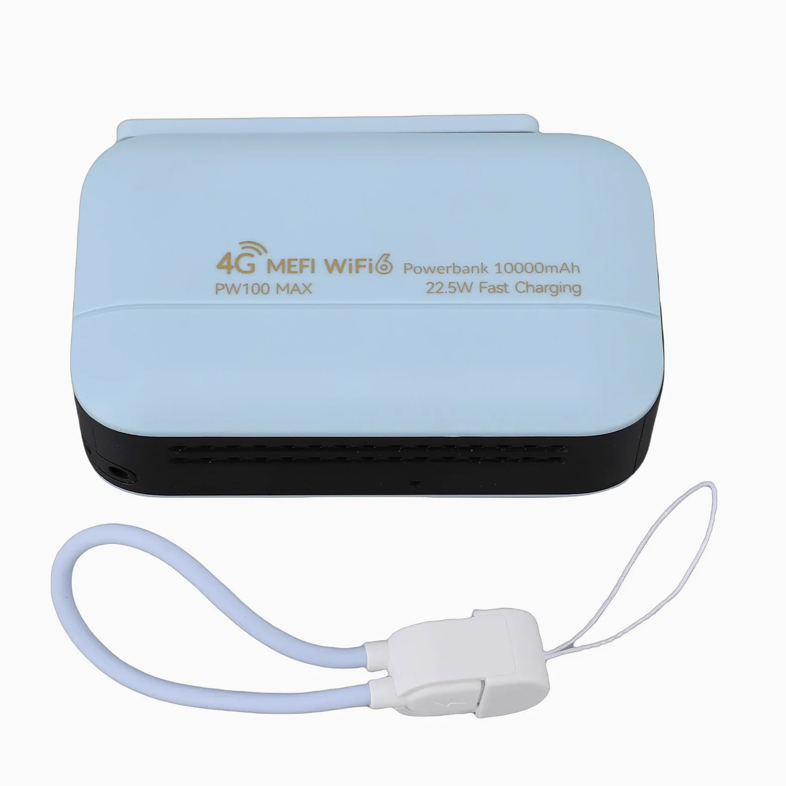 Zerodis Hotspot LTE Portatile, Router Mobile 4G LTE con Batteria da 10000 MAh, Slot per Scheda SIM, Collega Fino a 16 Dispositivi, WiFi da 300 Mbps a 2,4 GHz per Viaggiatori d'affari e Viaggi