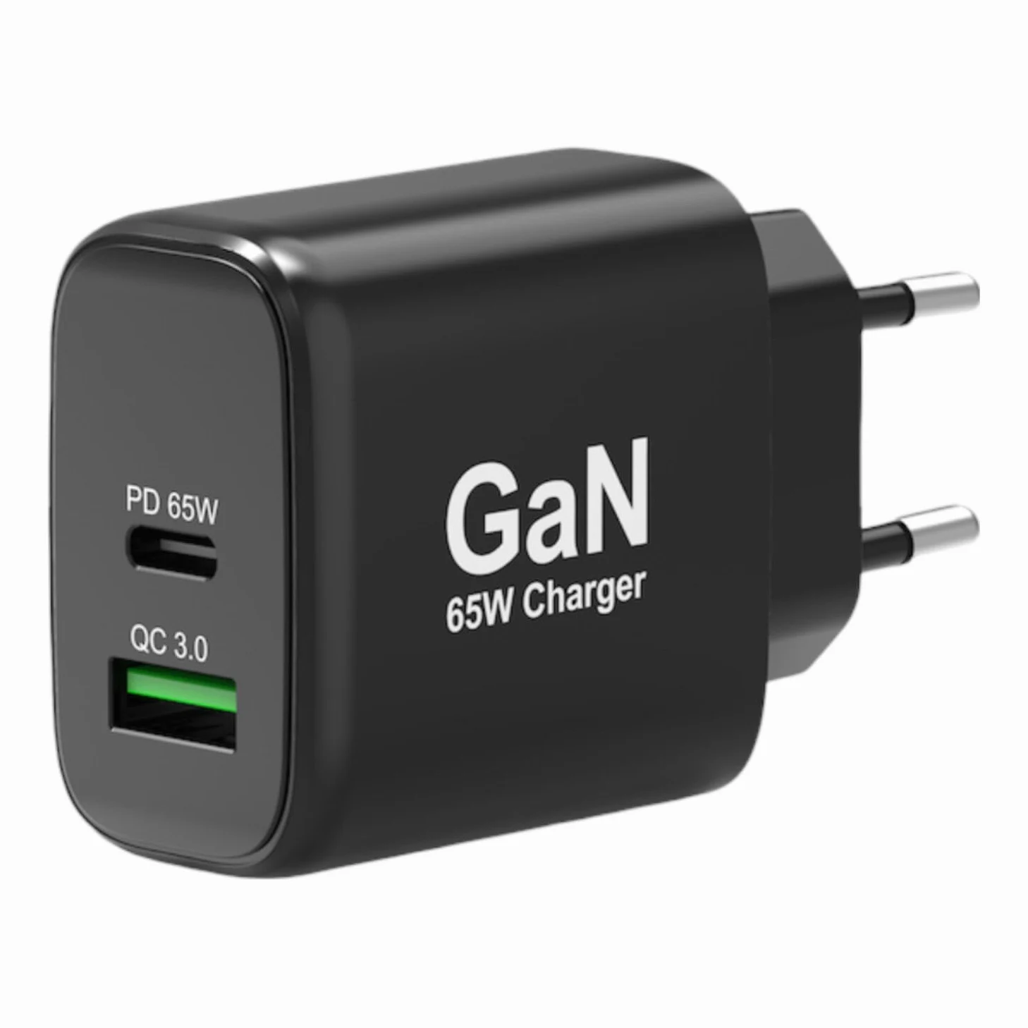 Caricabatterie Da Muro Gan UsB-C E UsB-A - Port Designs - 902104eu - 65 W - Nero