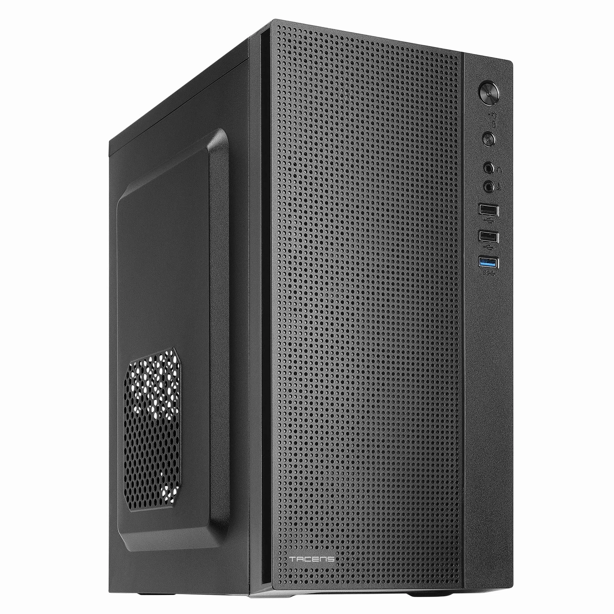 Tacens Anima AC5, Case PC Compatto Micro ATX, Raffreddamento a Rete Frontale, USB 3.0, Nero