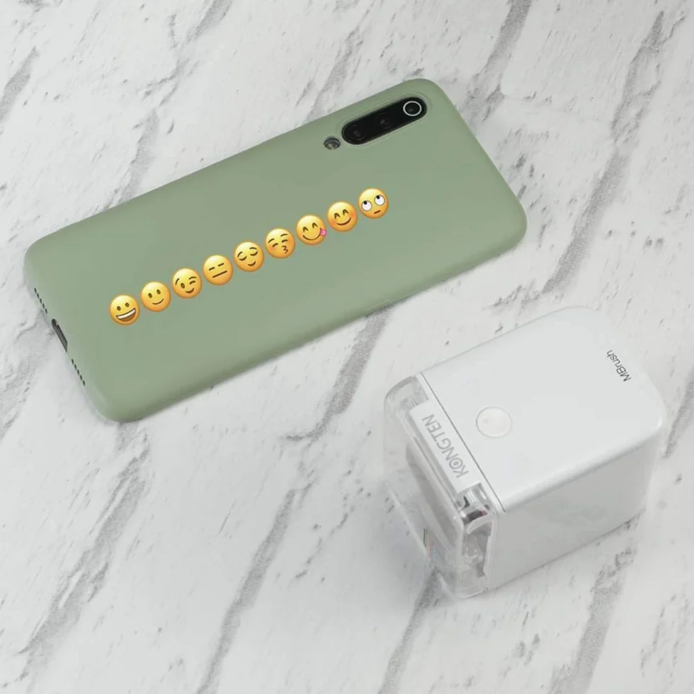 Mbrush Stampante Colori Portatile, Mini Bluetooth WiFi Stampa Wireless Piccola Inkjet Portatile con Cartuccia d'inchiostro per Testo Personalizzato e Fai Da Te, Stampa Qualsiasi Superficie